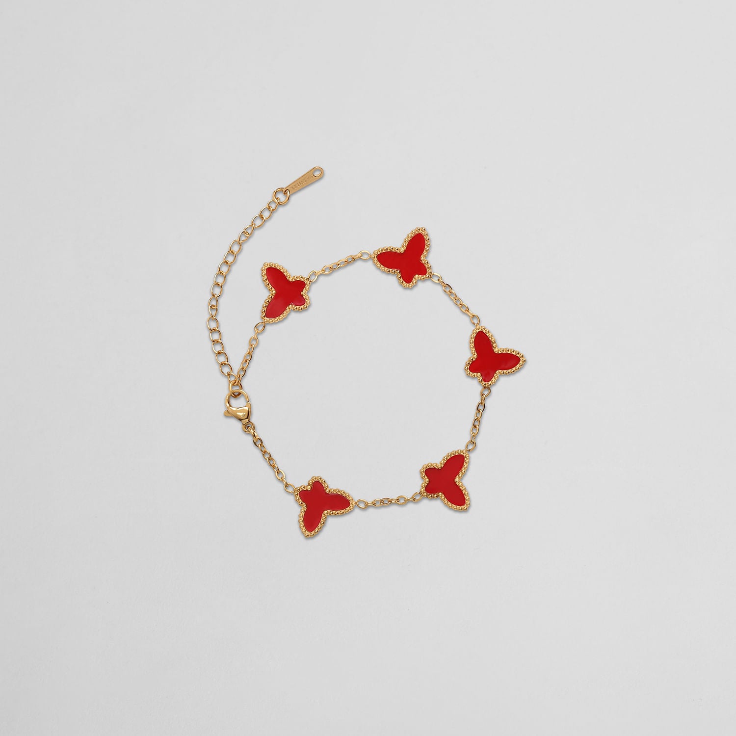 Pulsera Dorada Mariposa