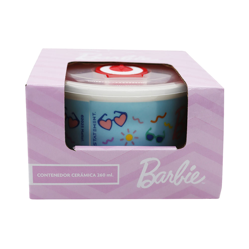 Contenedor Cerámica Barbie 260Ml