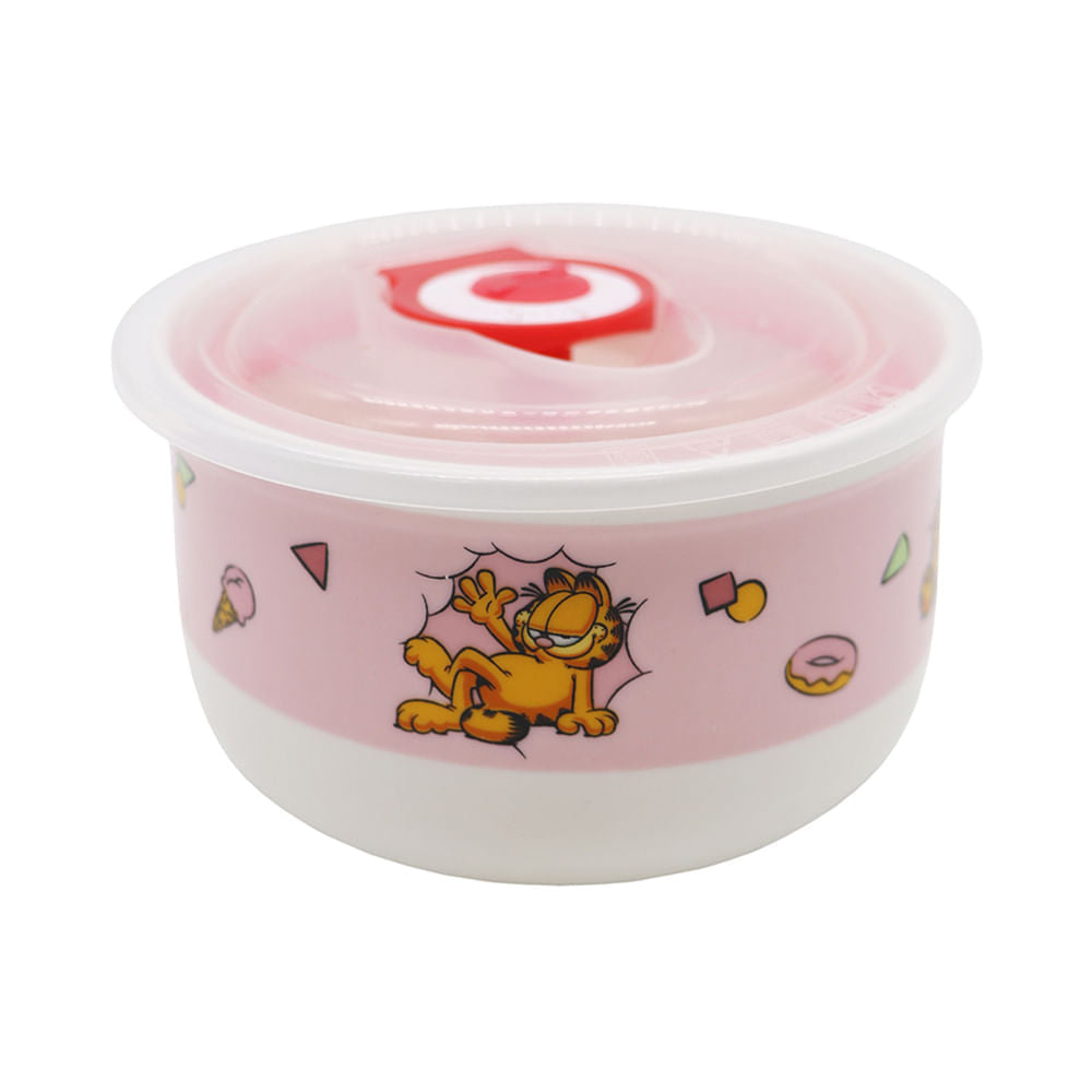 Contenedor Cerámica 260Ml Garfield