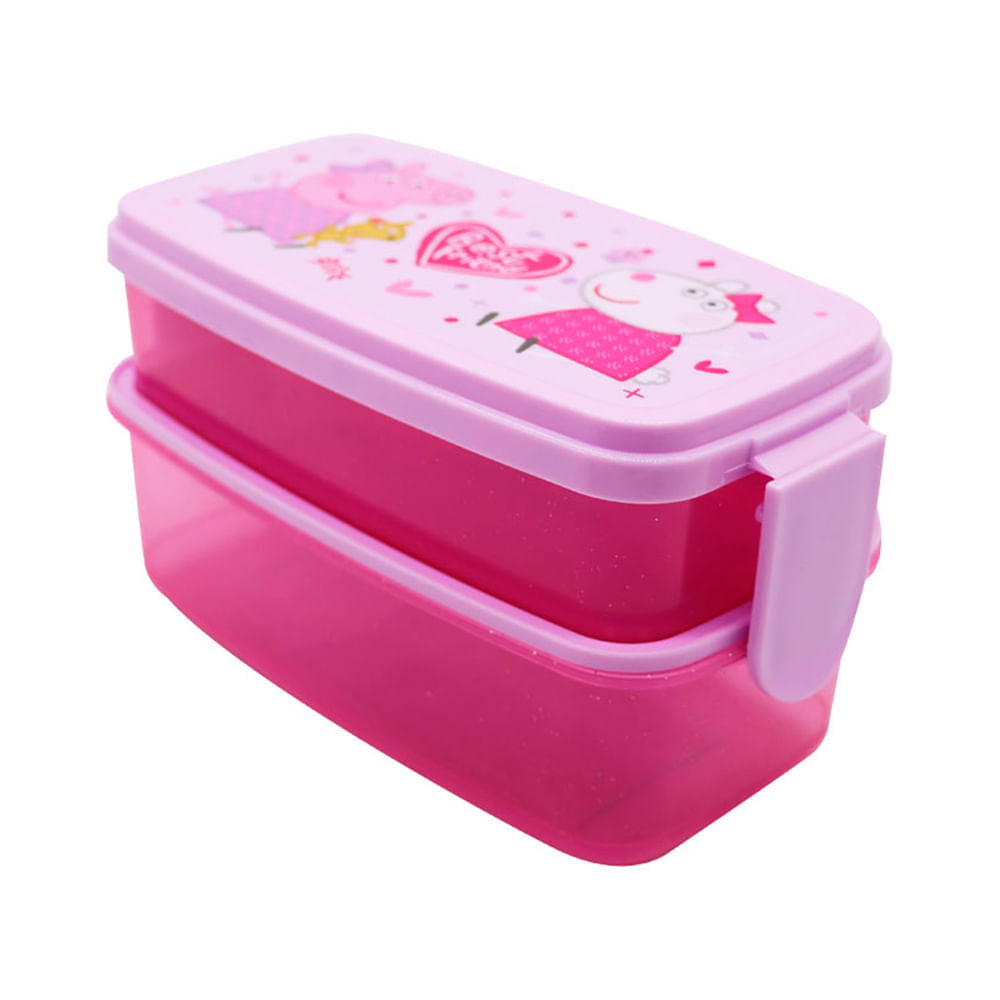 Tupper Peppa Pig 2 Niveles 510Ml