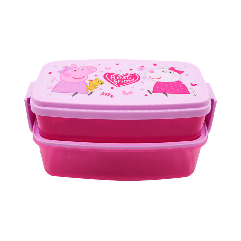 Tupper Peppa Pig 2 Niveles 510Ml