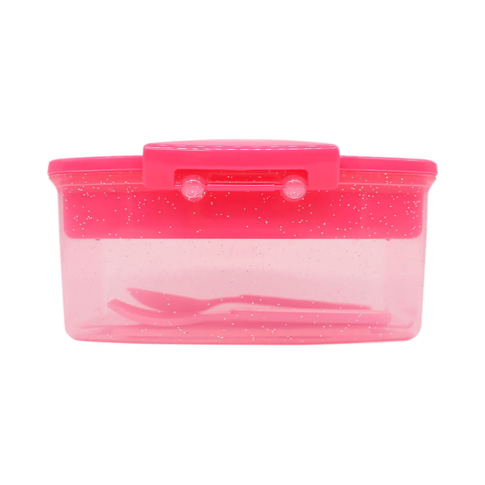Tupper Con Cubiertos Barbie 1100Ml