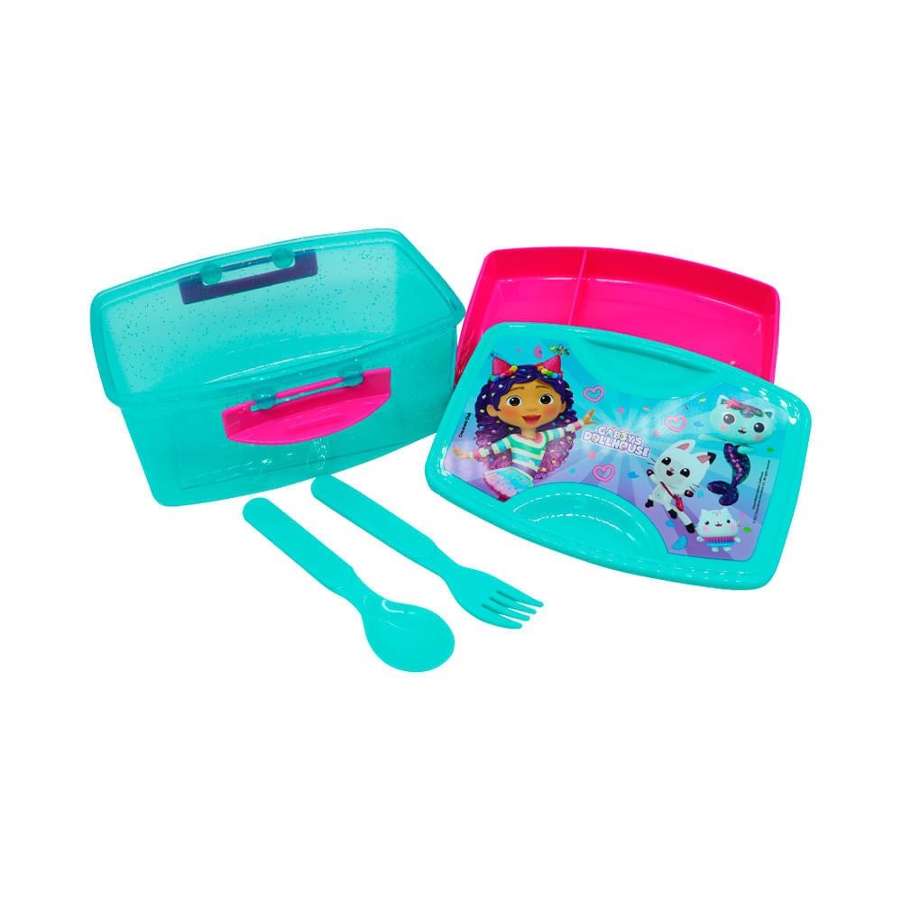 Tupper Con Cubiertos Gabby'S Dollhouse 1100Ml