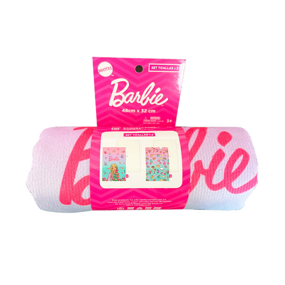 Set Toallas X2 Barbie