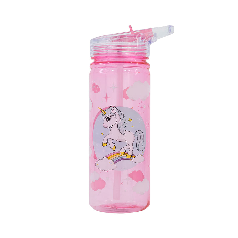 Botella Tritan Grande Unicornio 580 ml