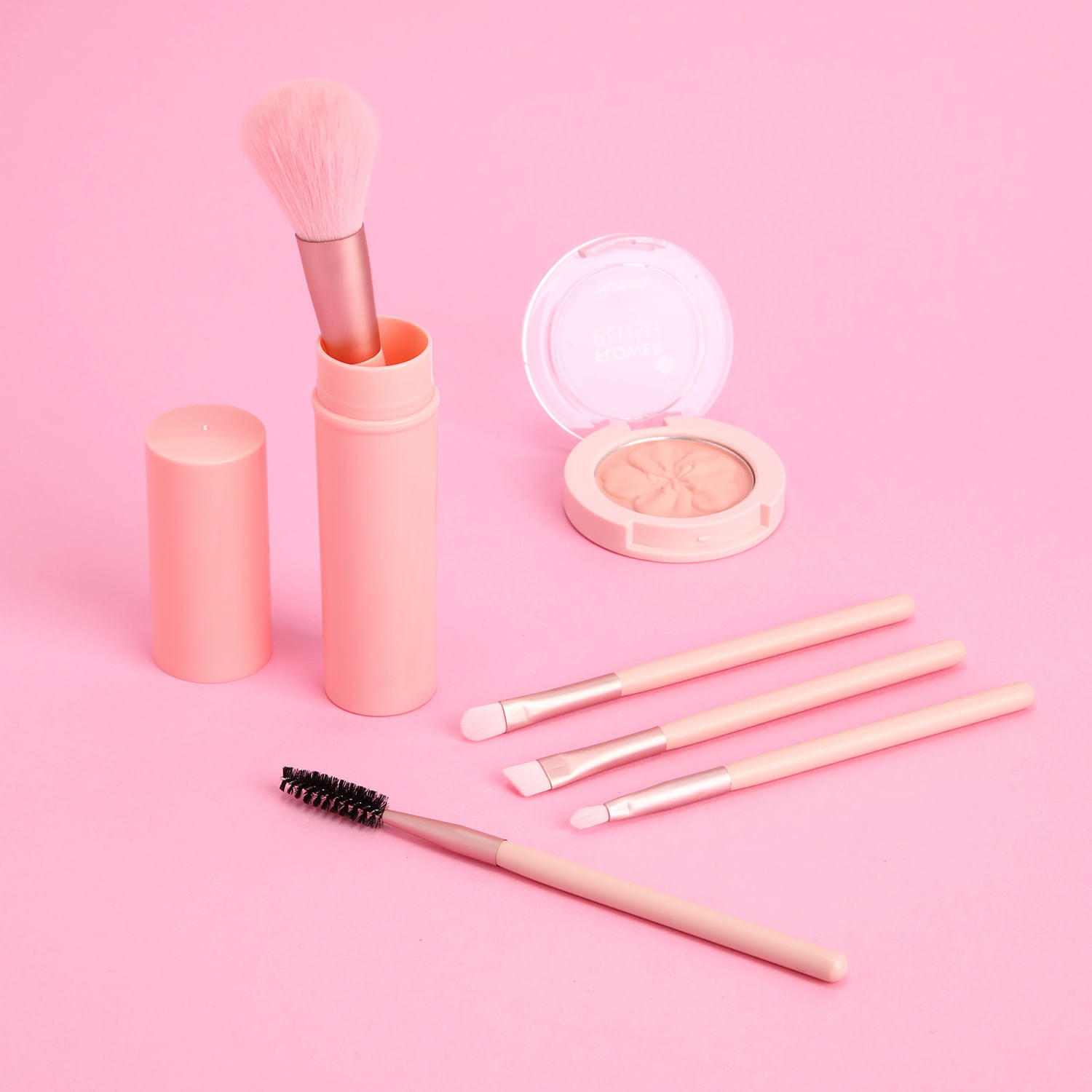 Set de 5 Brochas de Maquillaje con Estuche