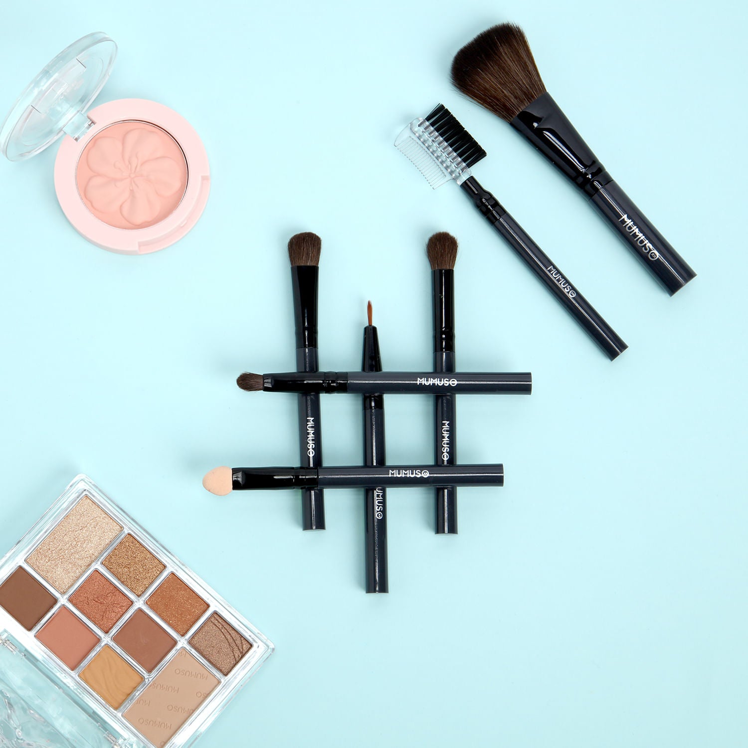 Set de 7 Brochas Clásicas de Moda