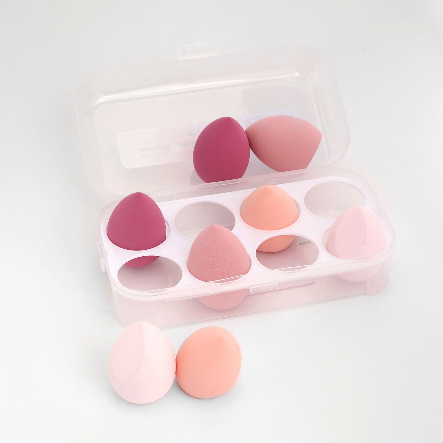 Esponjas de Maquillaje Suaves Rosa - 8 unidades