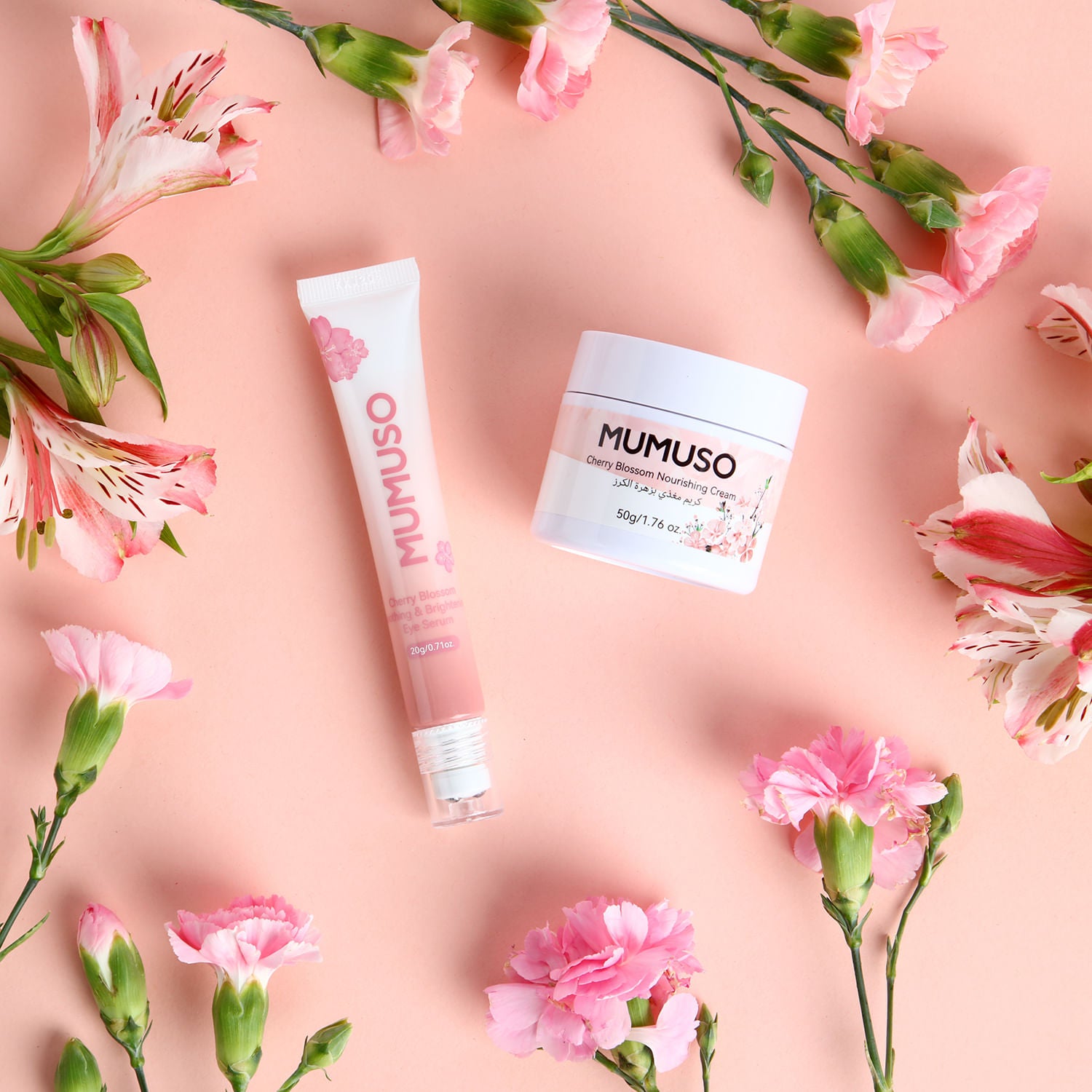 Crema para Contorno Ojos Iluminador y Calmante Flor de Cerezo 20g