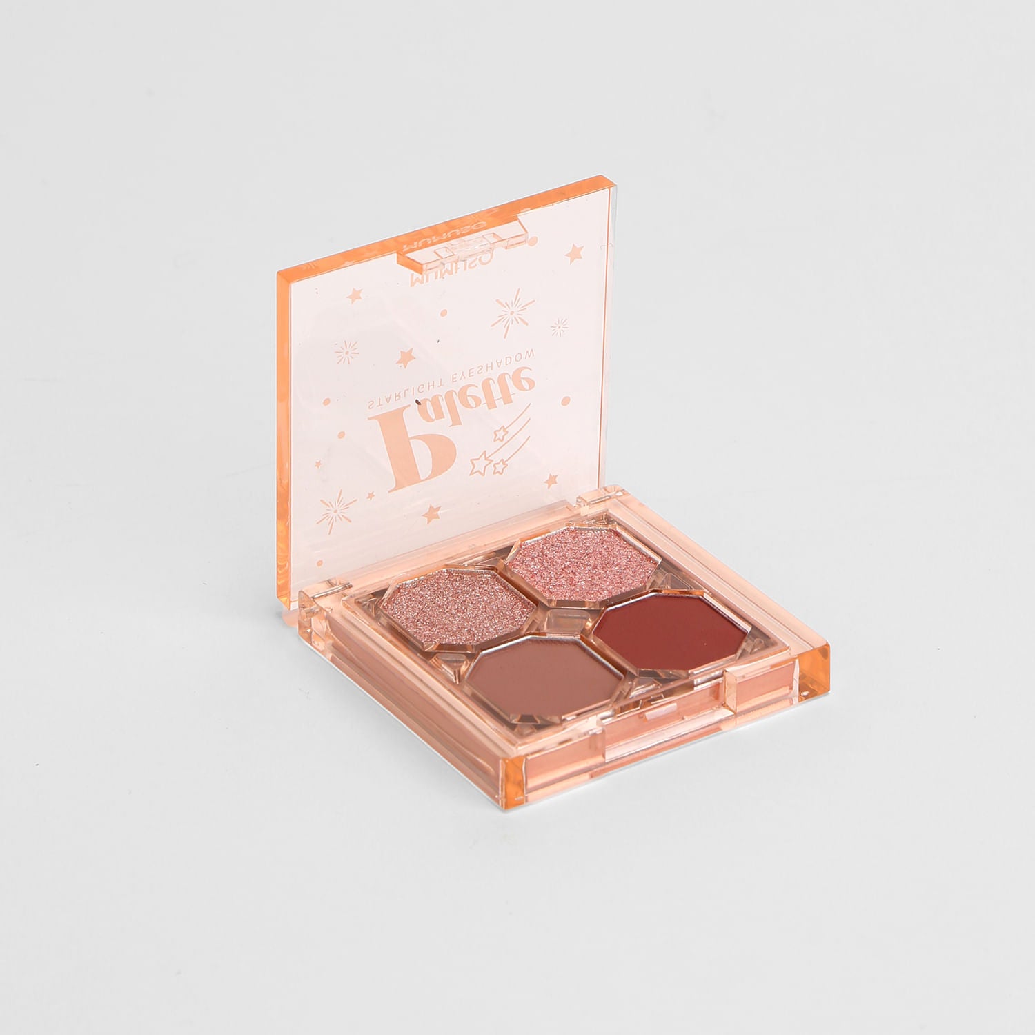 Paleta de Sombras de Ojos con Destellos Tono Rosa