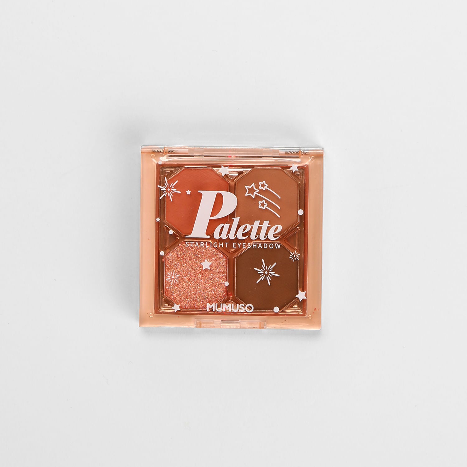 Paleta de Sombras de Ojos con Destellos Naranja