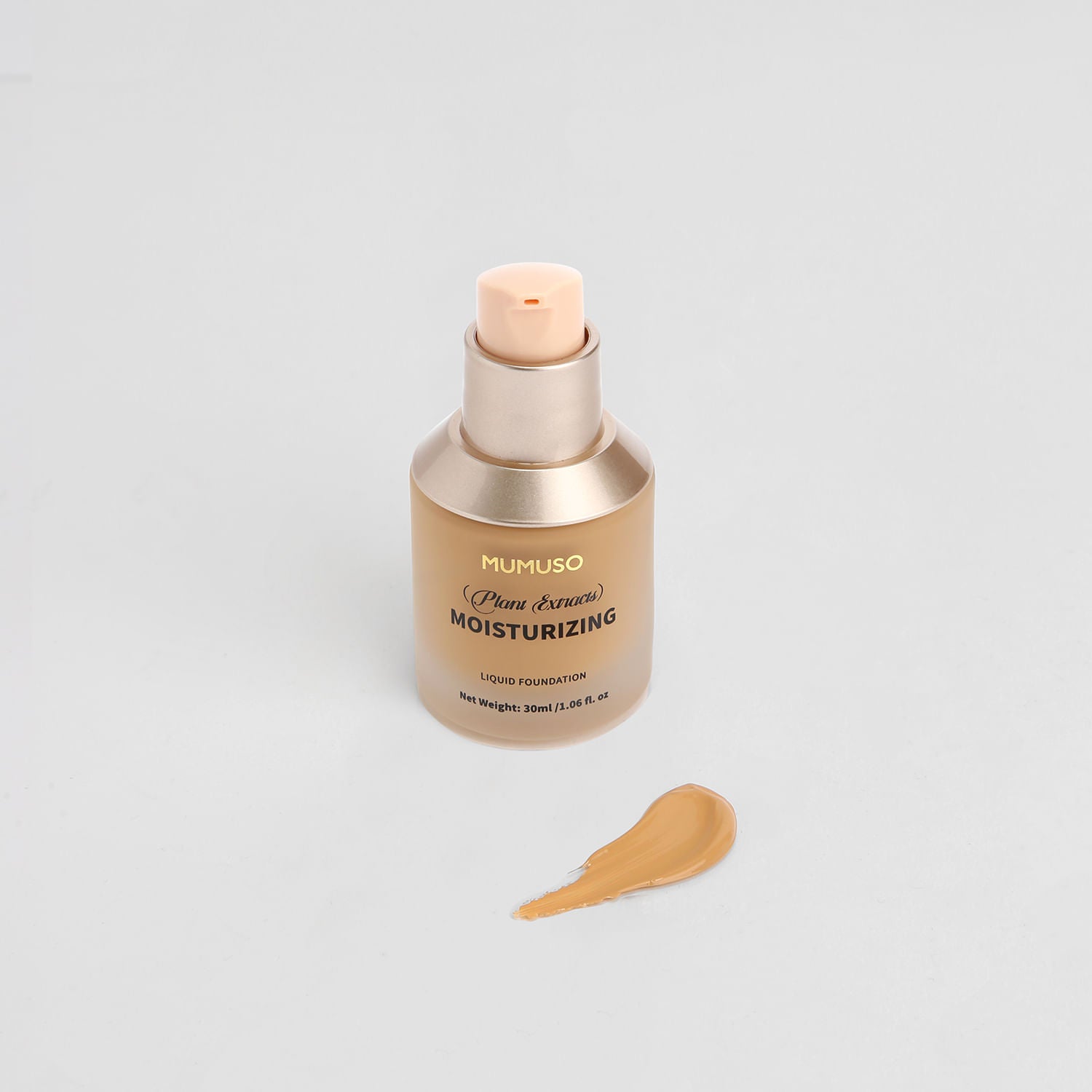 Base de Maquillaje Líquida Hidratante de Extractos Vegetales Beige Natural