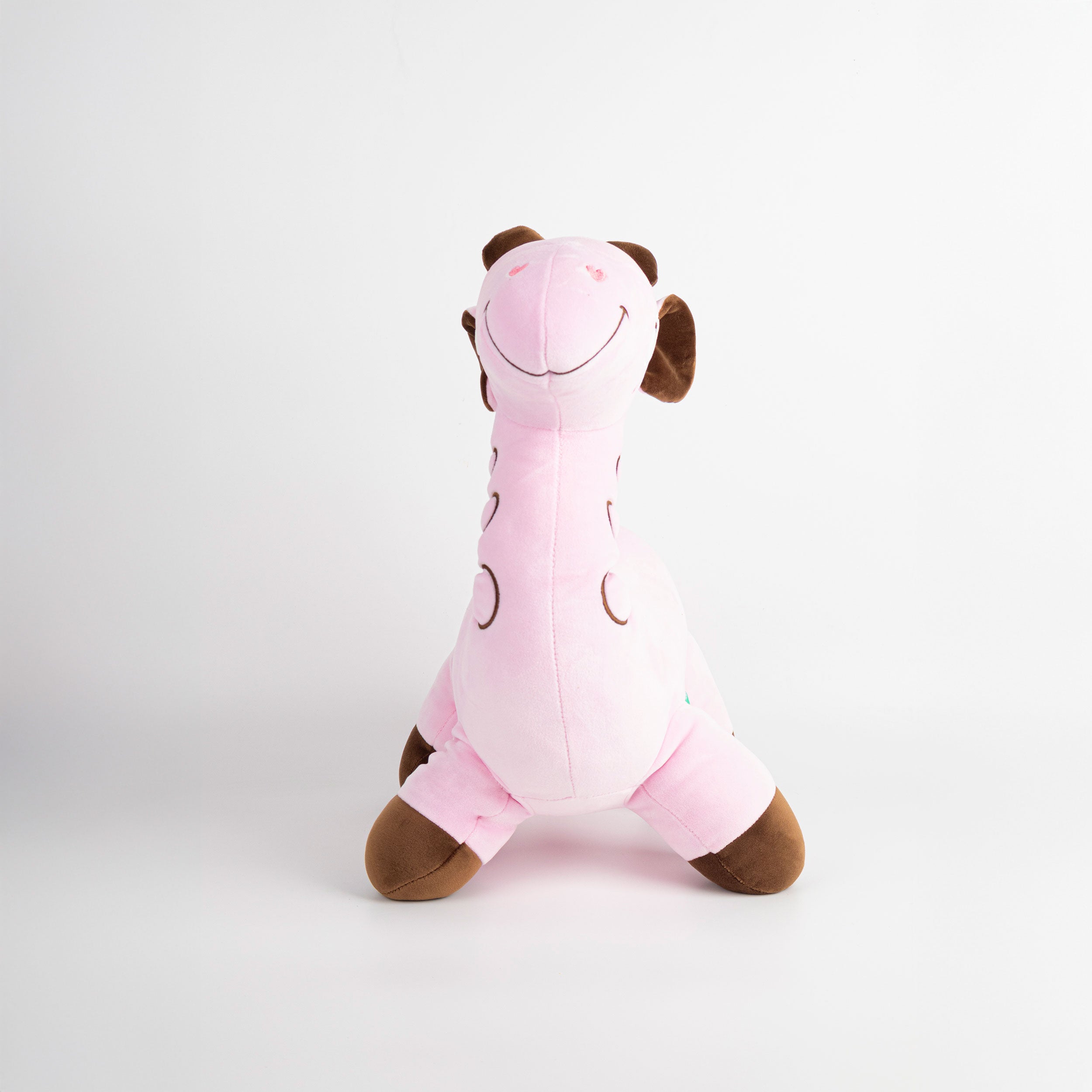 Peluche jirafa adorable rosa