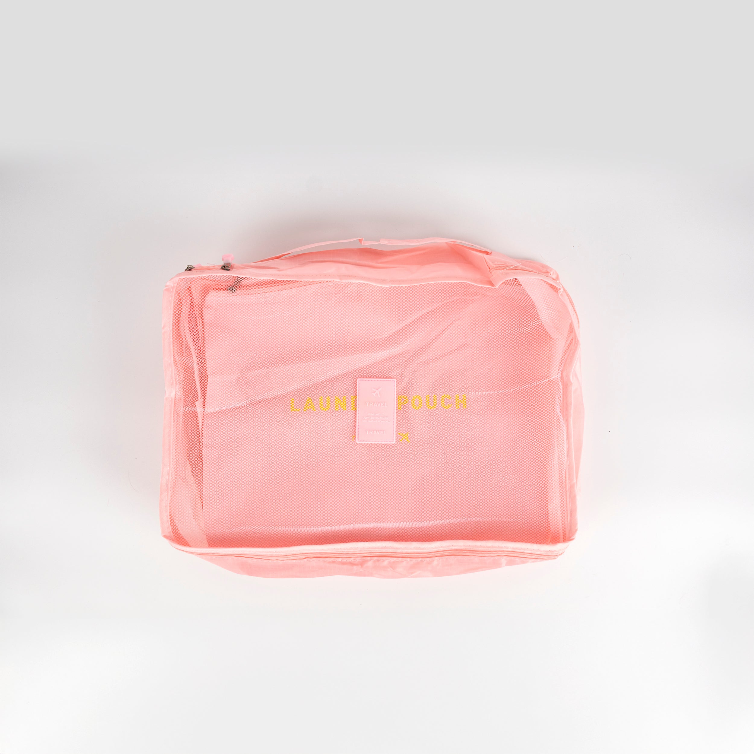 Set de 6 bolsas de almacenamiento (rosa)