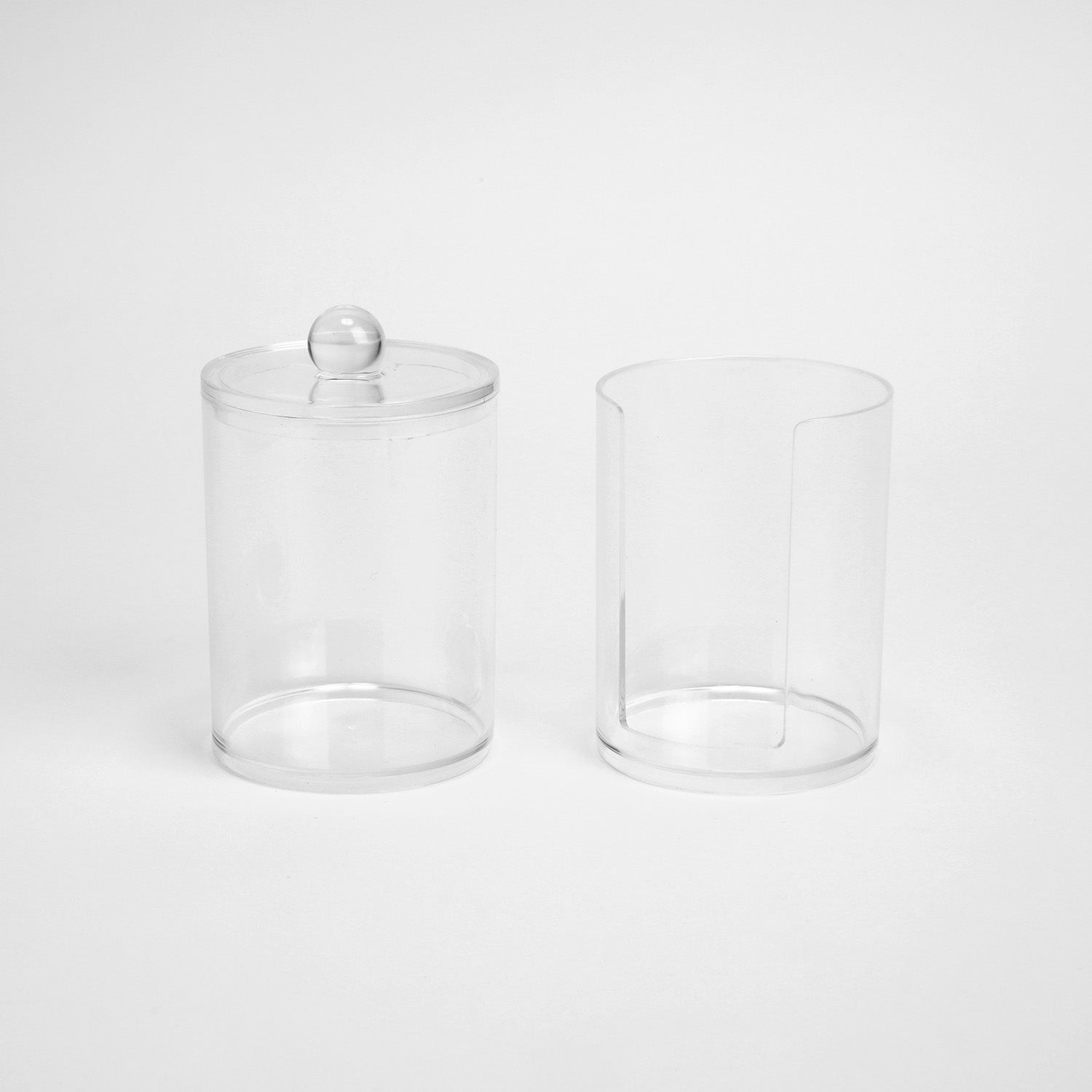 Organizador de Doble Capa para Pads de Algodón e Hisopos