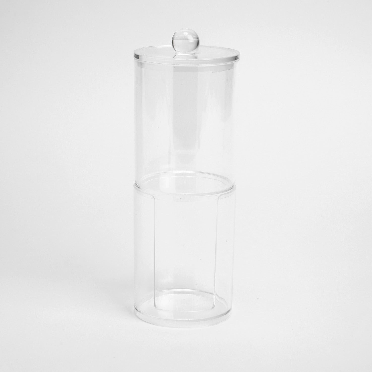 Organizador de Doble Capa para Pads de Algodón e Hisopos