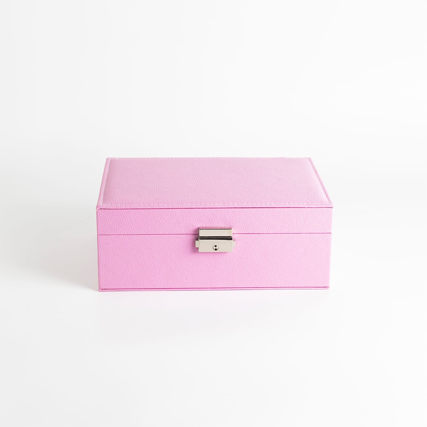 Joyero de Doble Capa Rosa