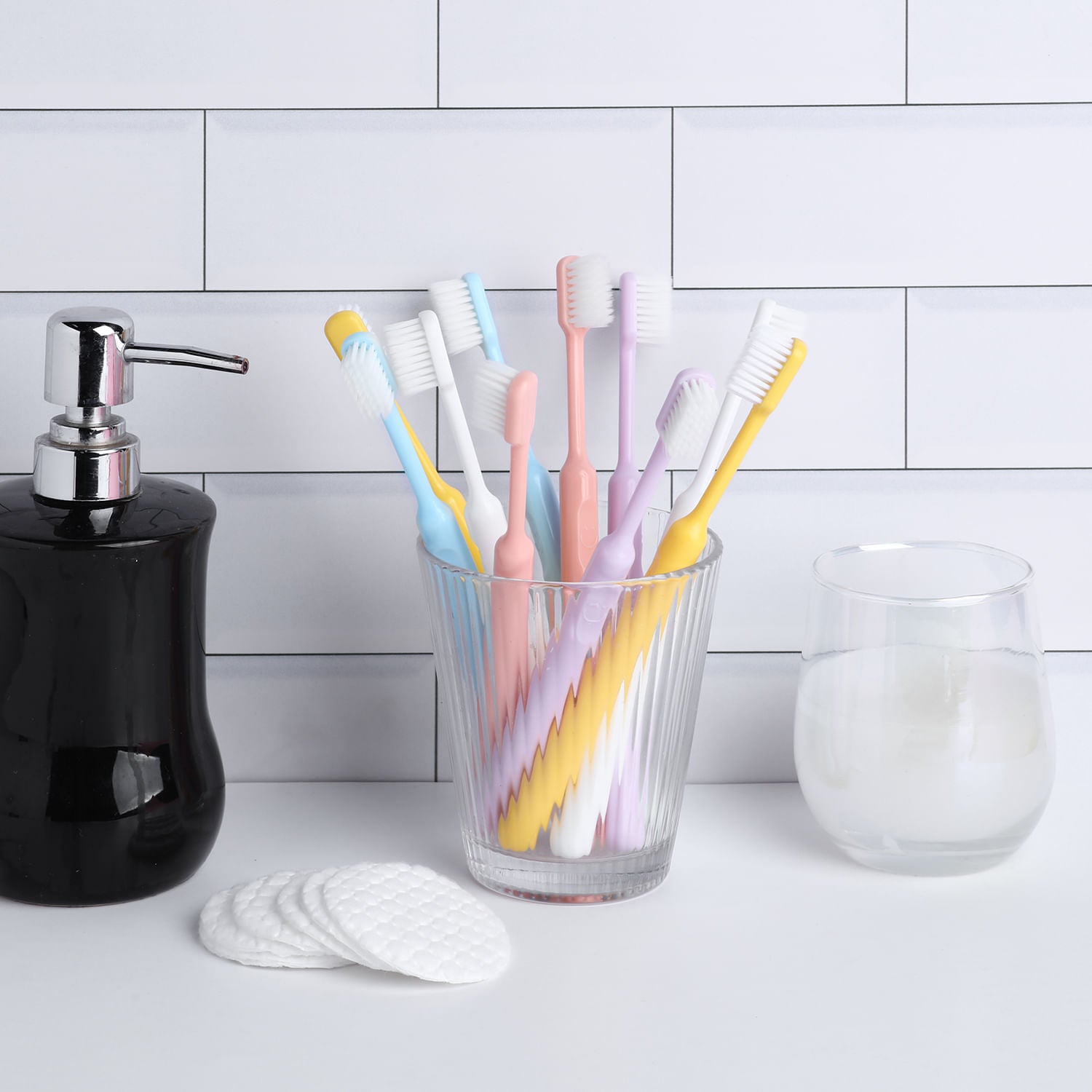 Set de Cepillos de Dientes Suaves 10 Piezas