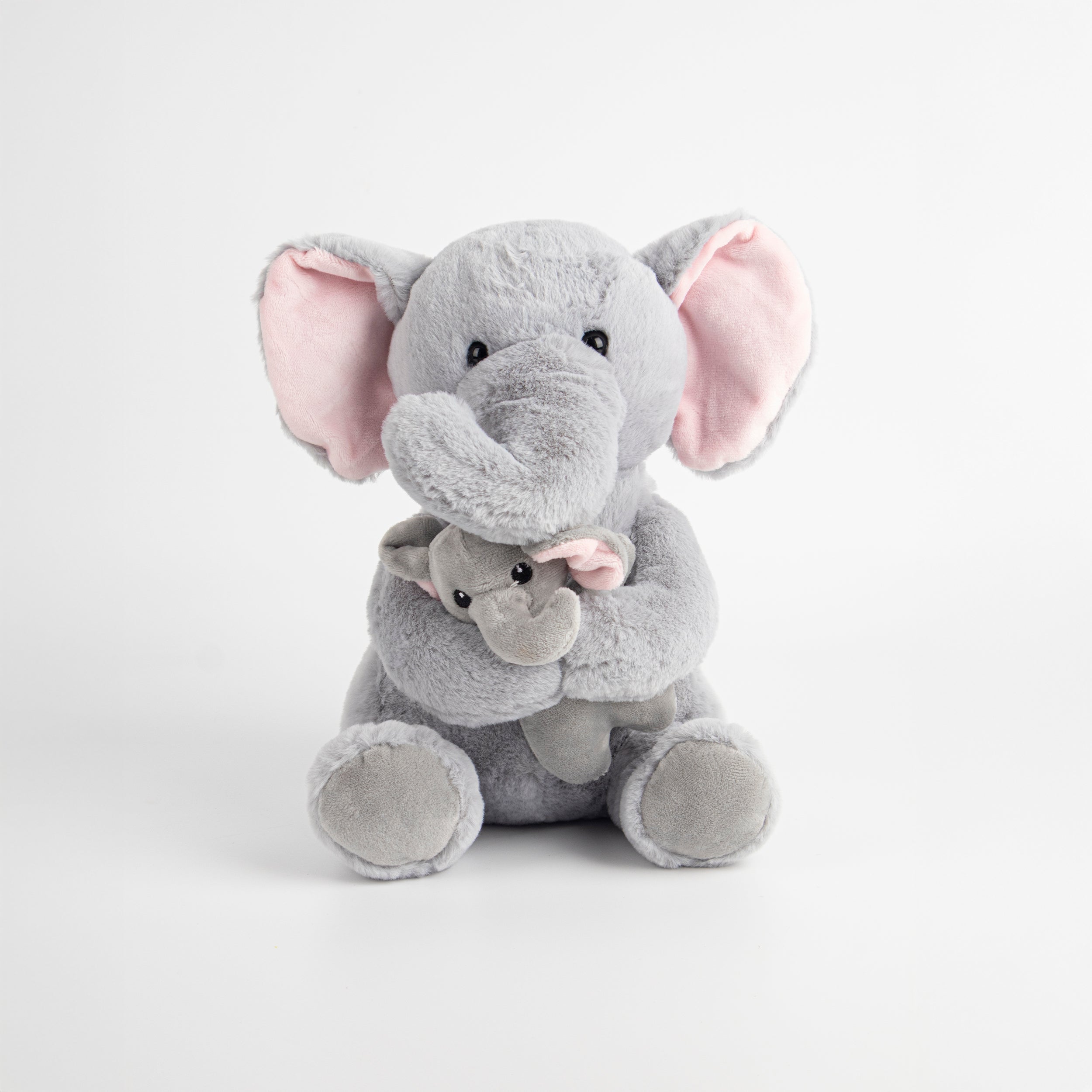 Serie madre e hijo peluche elefante