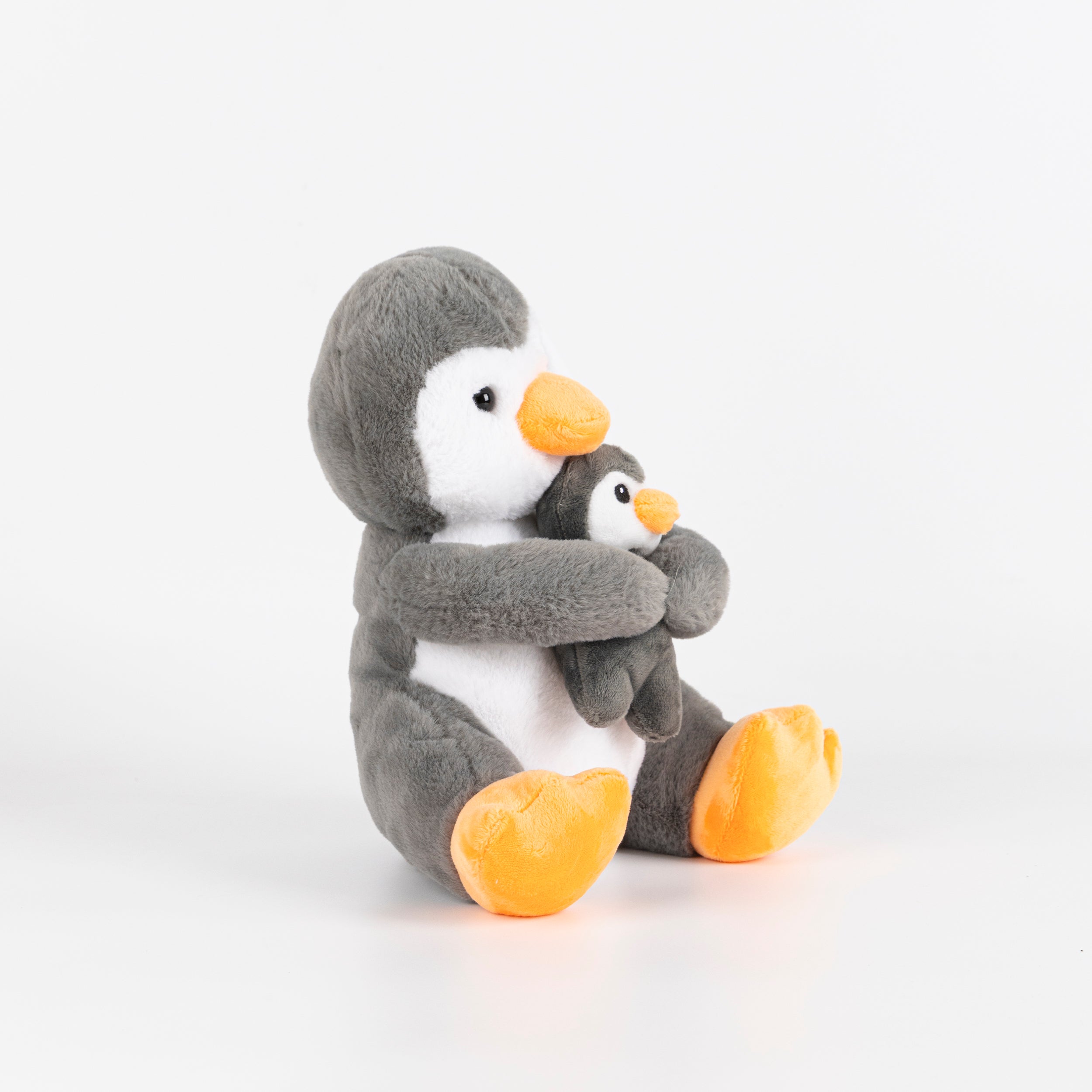 Serie madre e hijo peluche pingüino