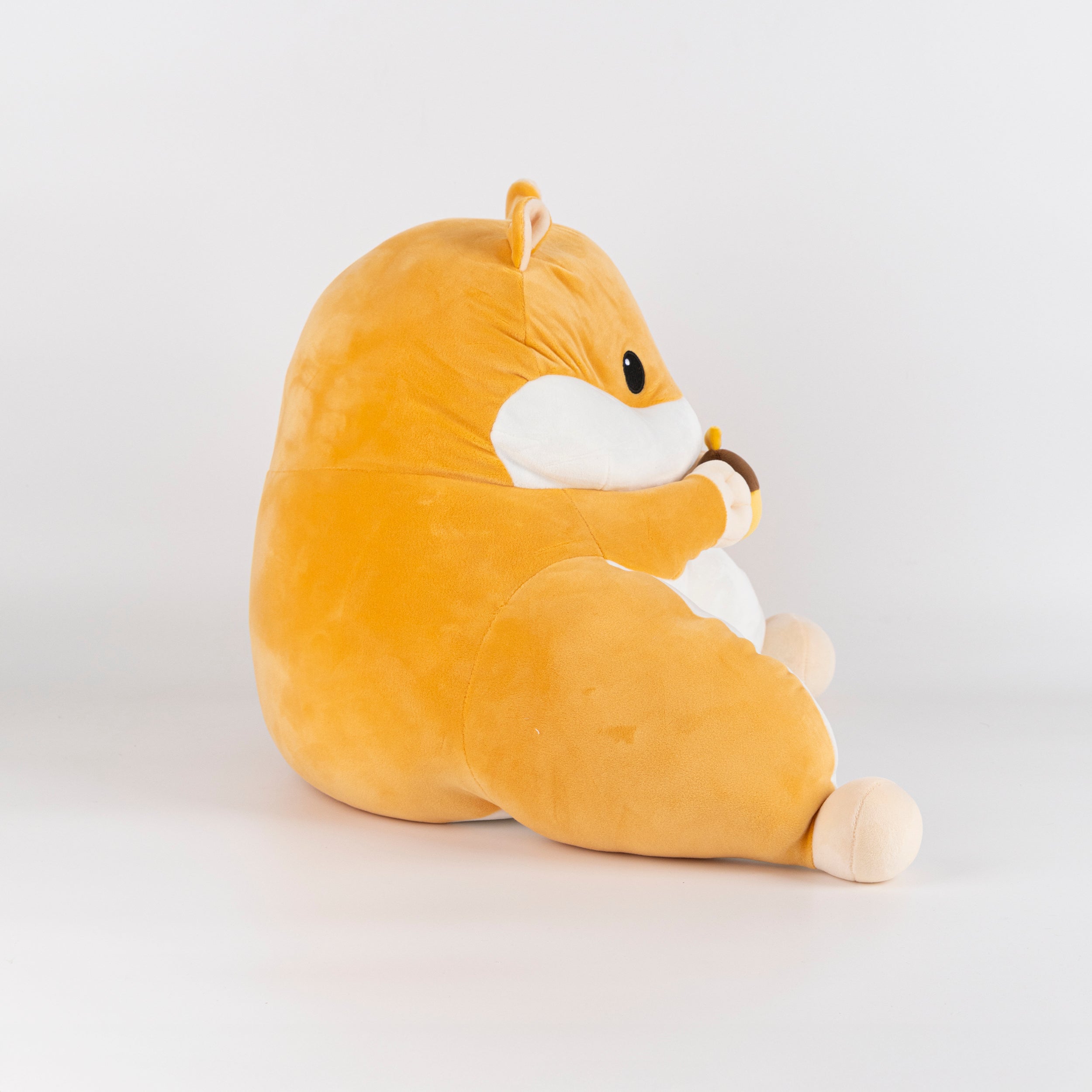 Cojín lumbar en forma de hamster (caqui)