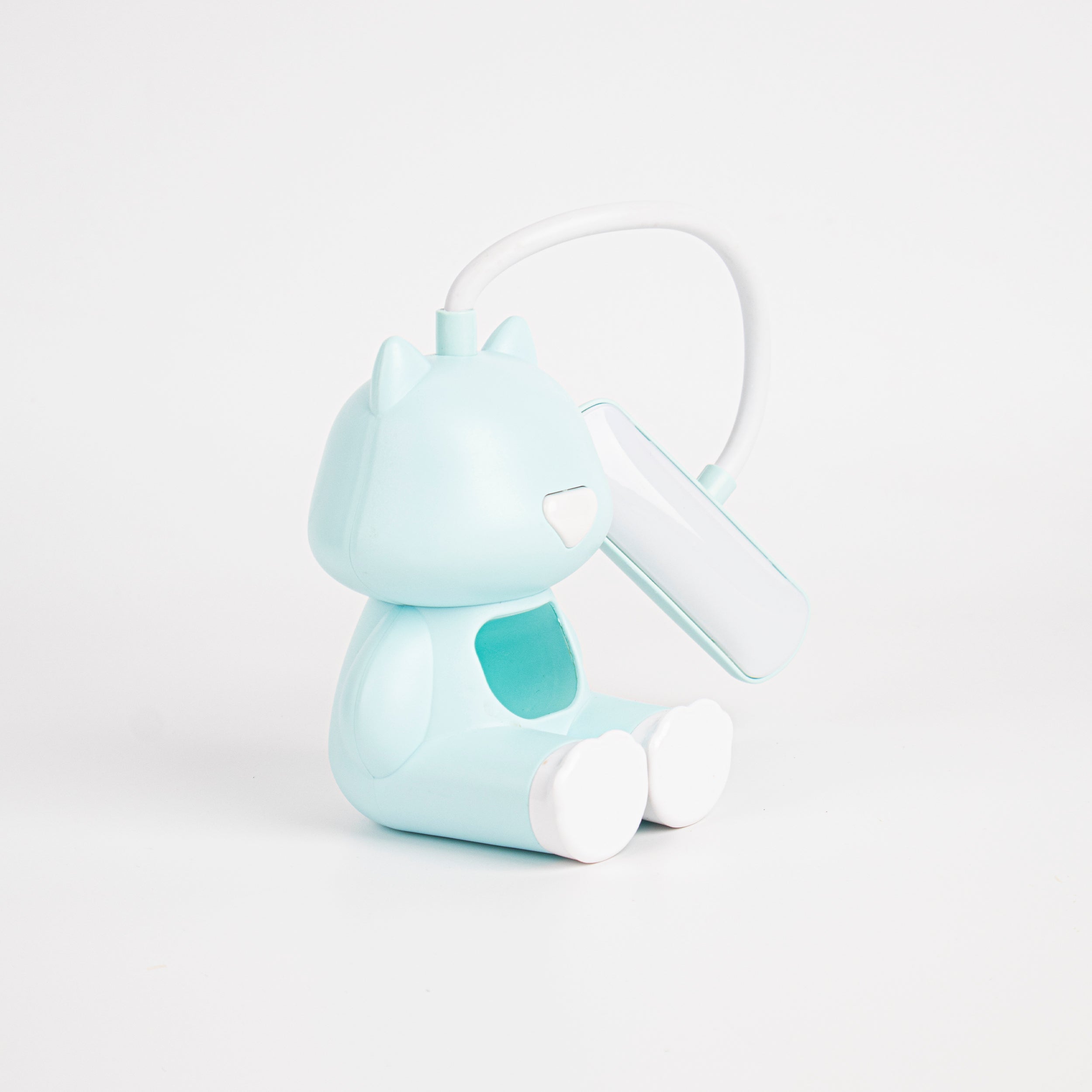 Lámpara de escritorio gato lindo azul