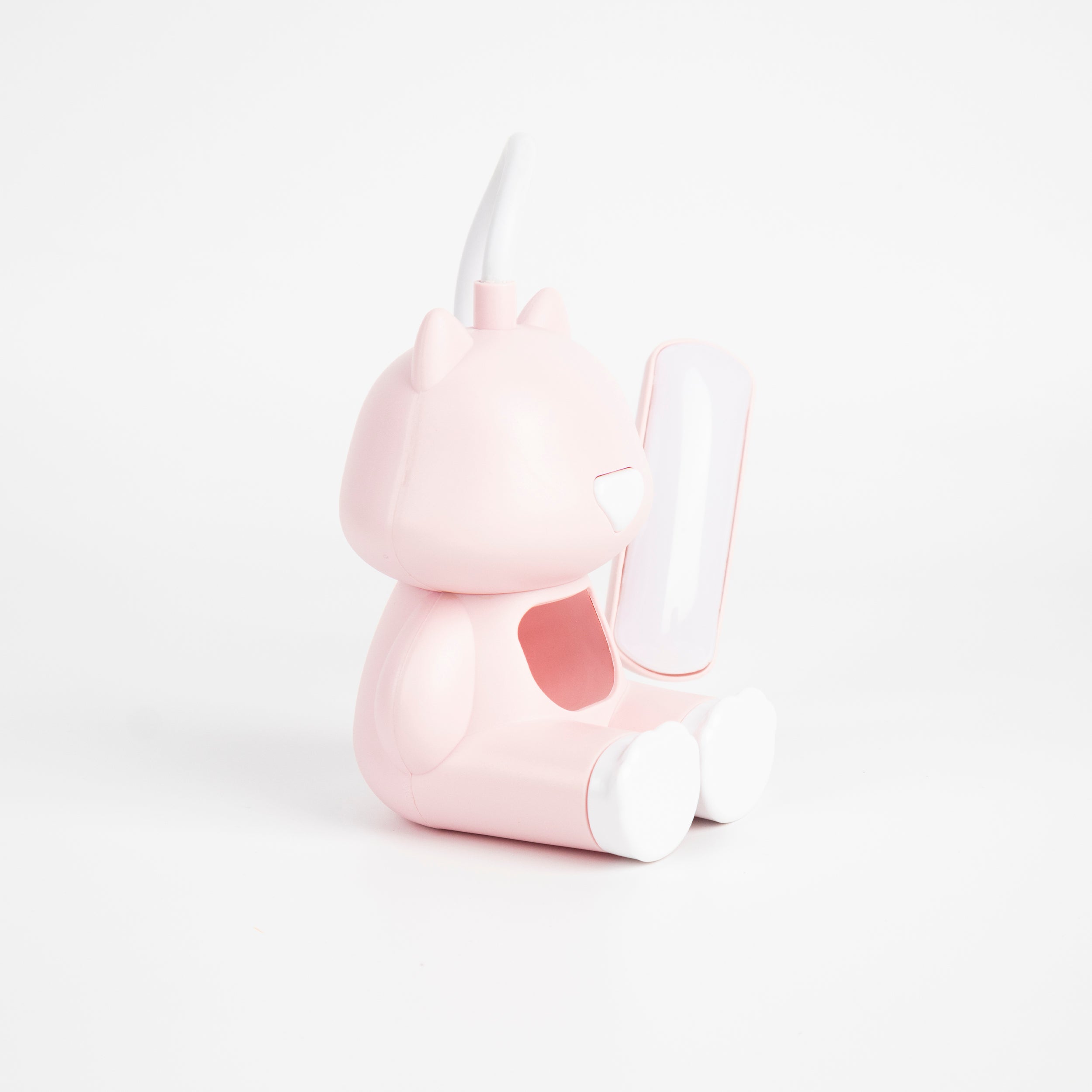 Lámpara de escritorio gato lindo rosa