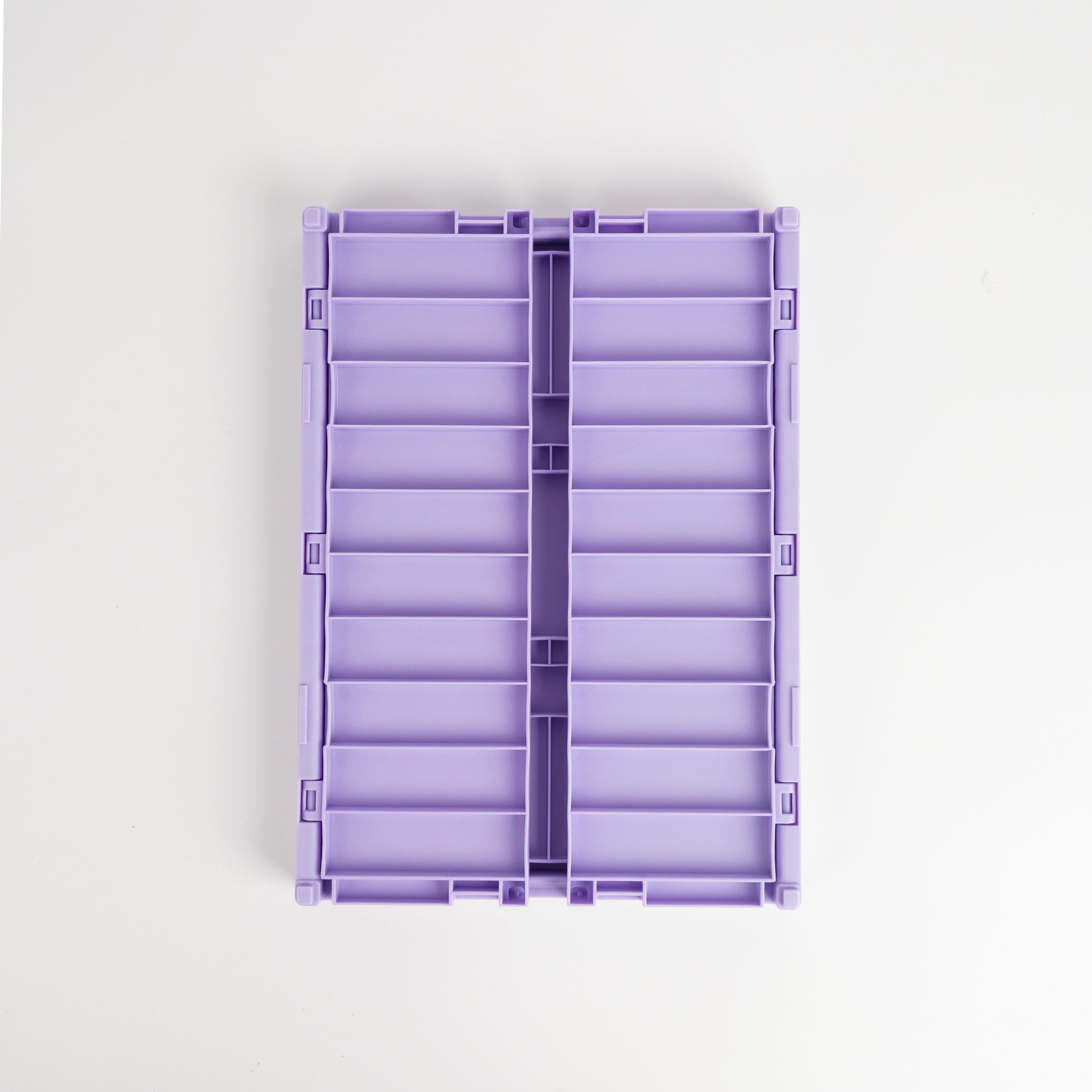 Cesta de almacenaje plegable púrpura