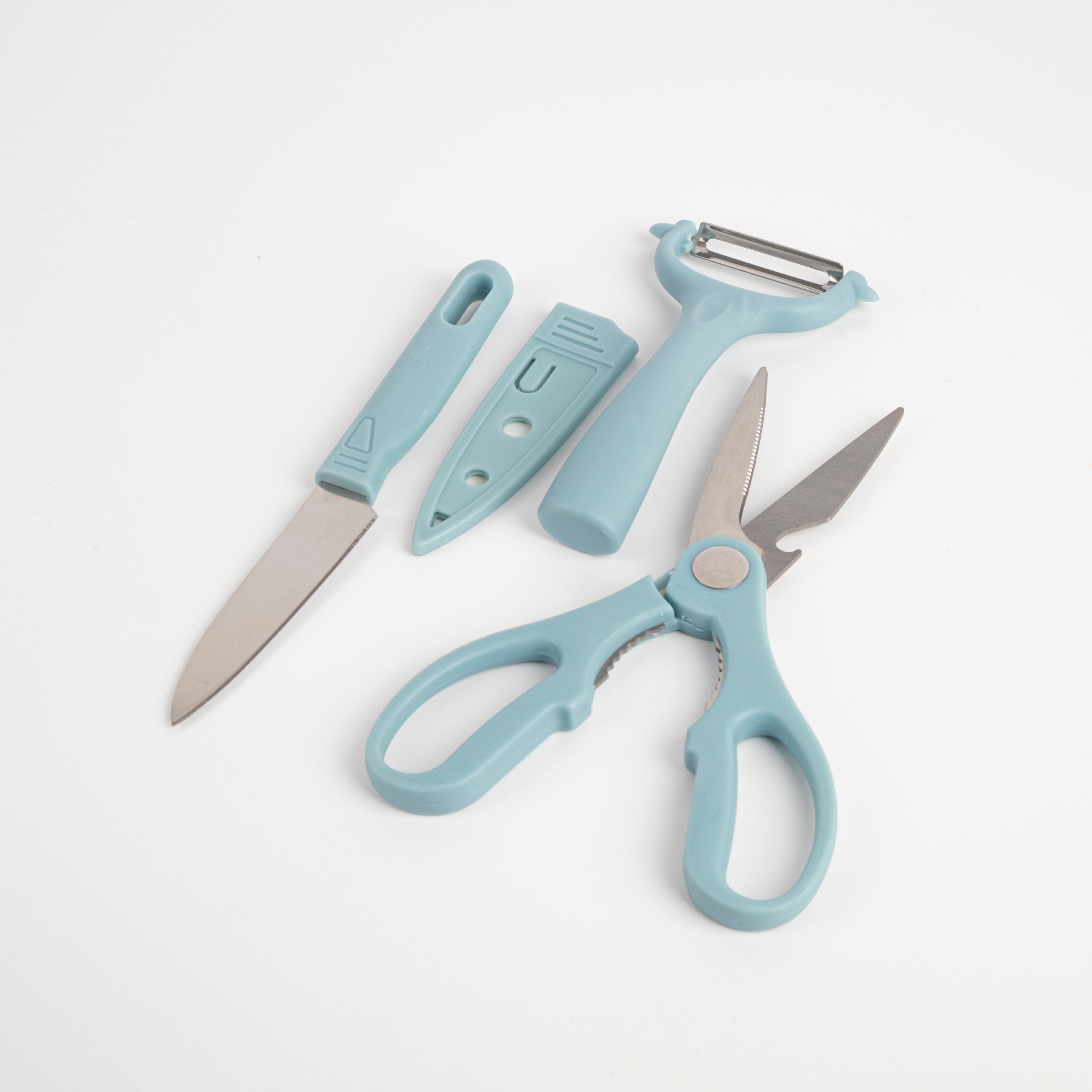 Juego de Cuchillos de Cocina Azul