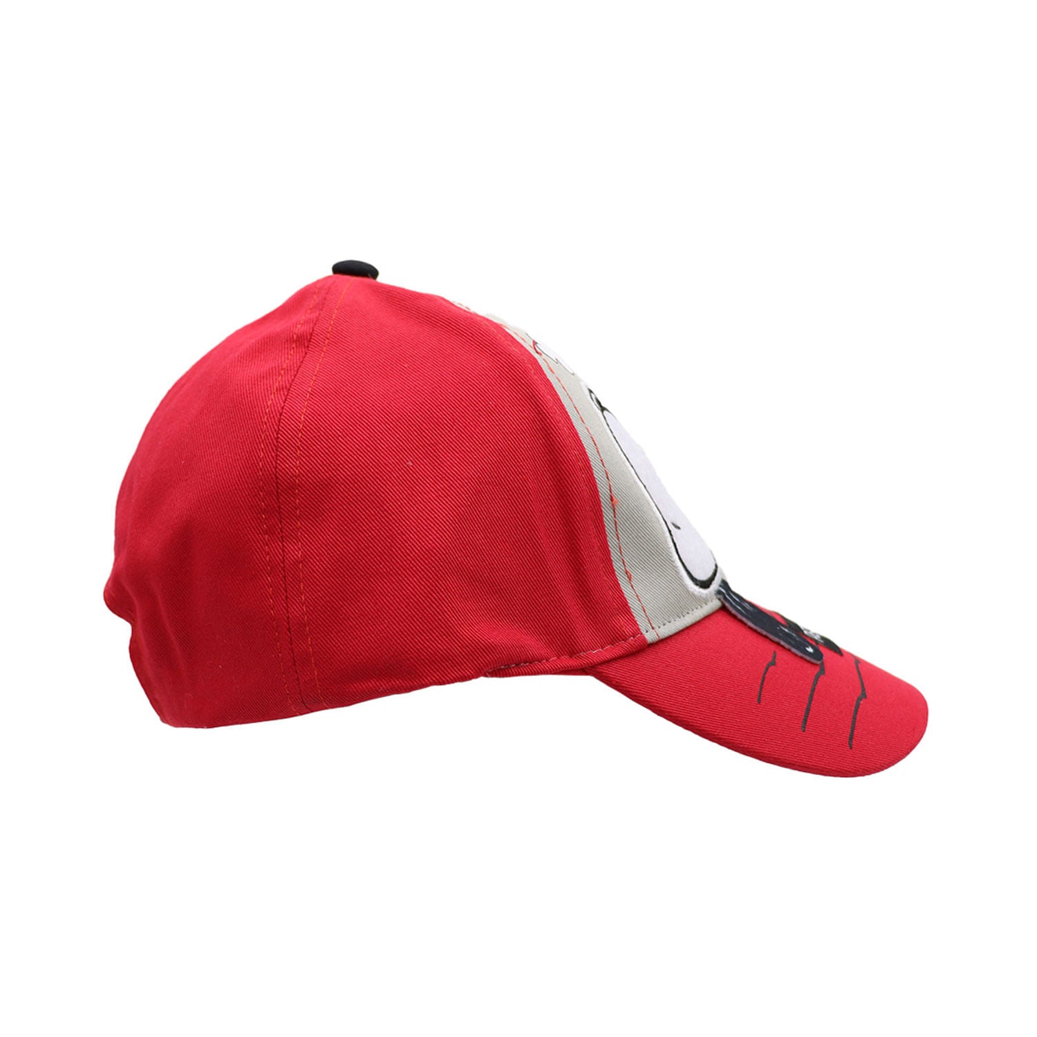 Gorro Snoopy Rojo y Gris