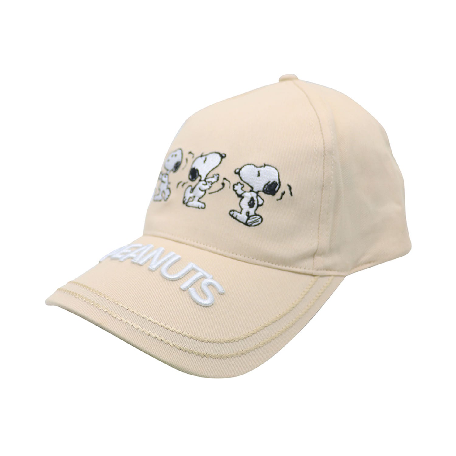 Gorro Snoopy Beige