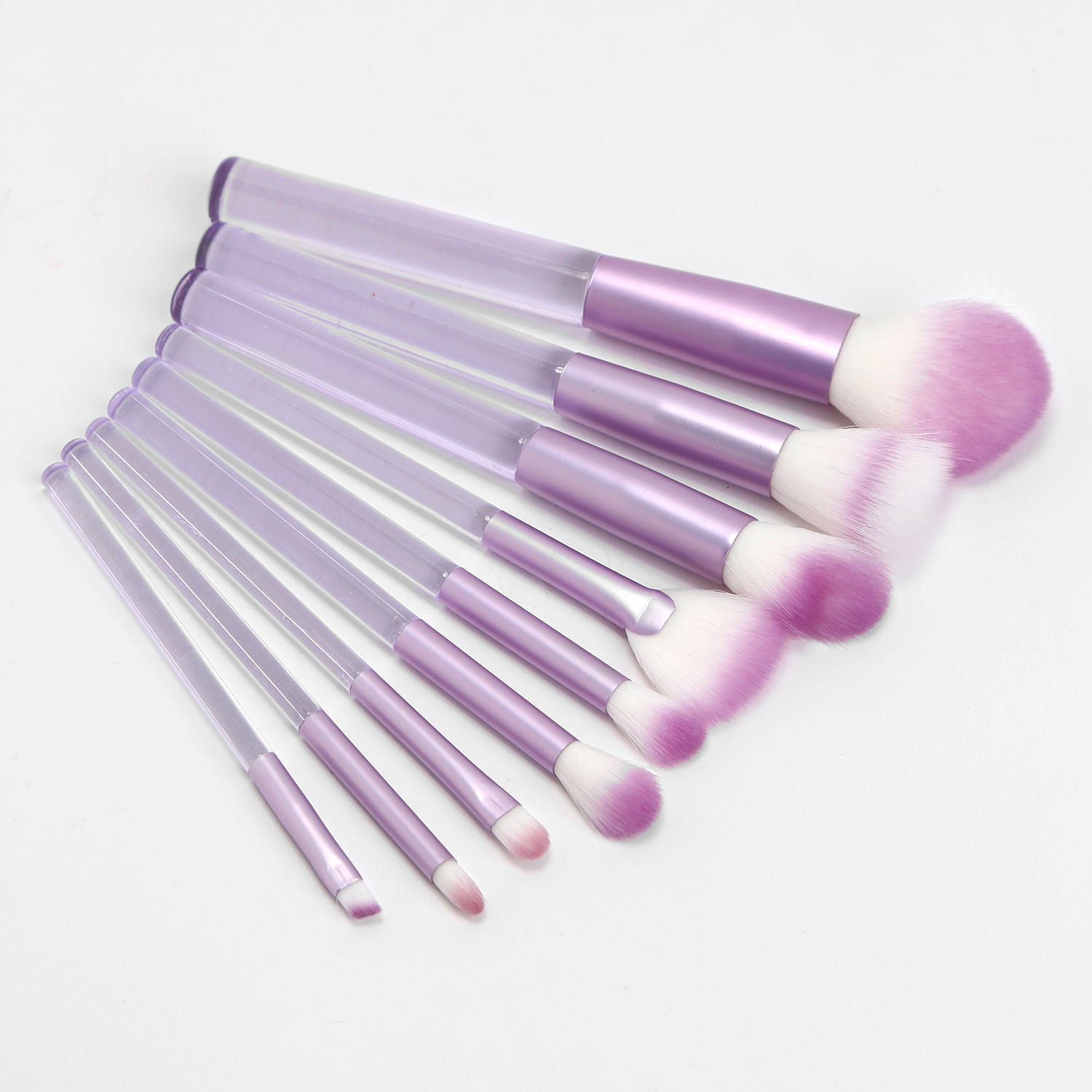 Brochas de Maquillaje con Estuche - 9 Piezas