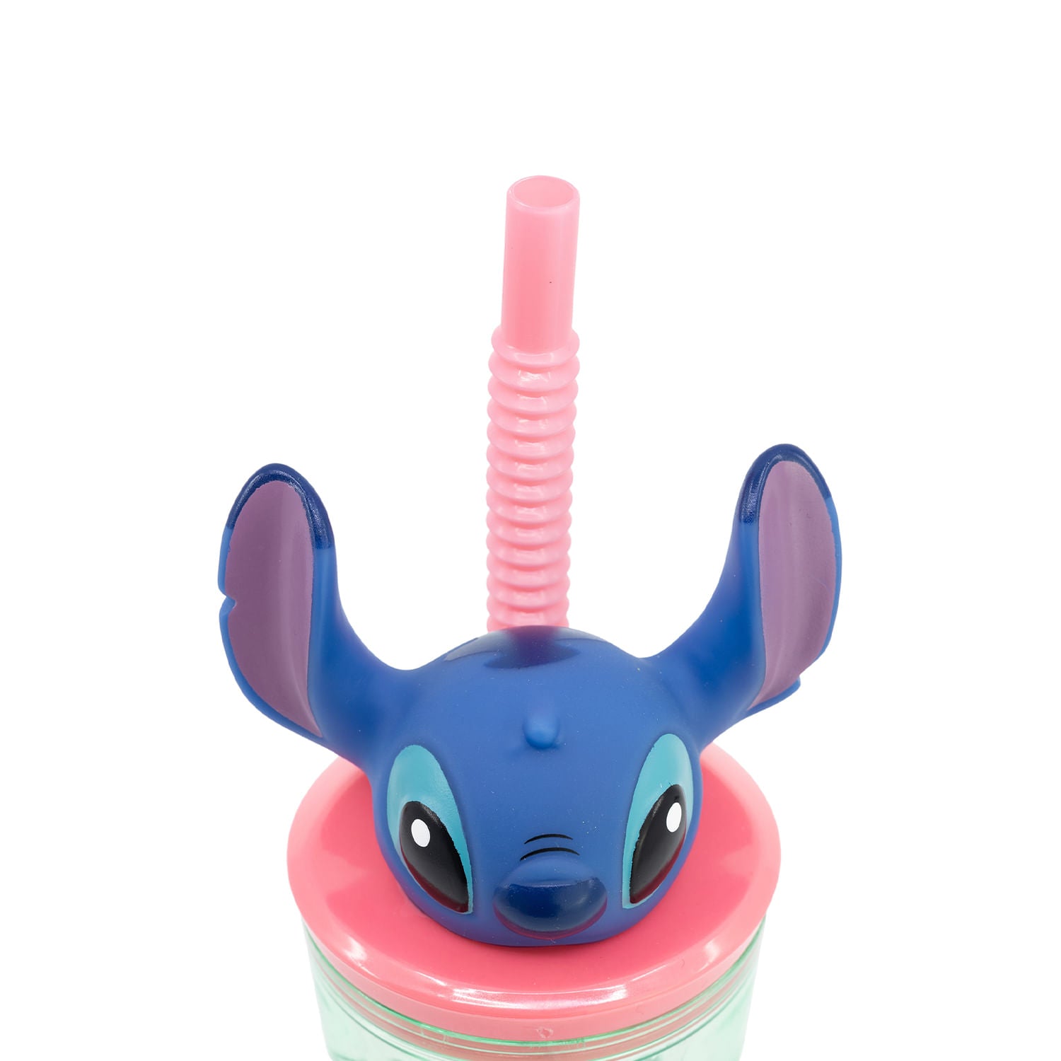 Vaso Figurita 3D Stitch Celeste 360 ml