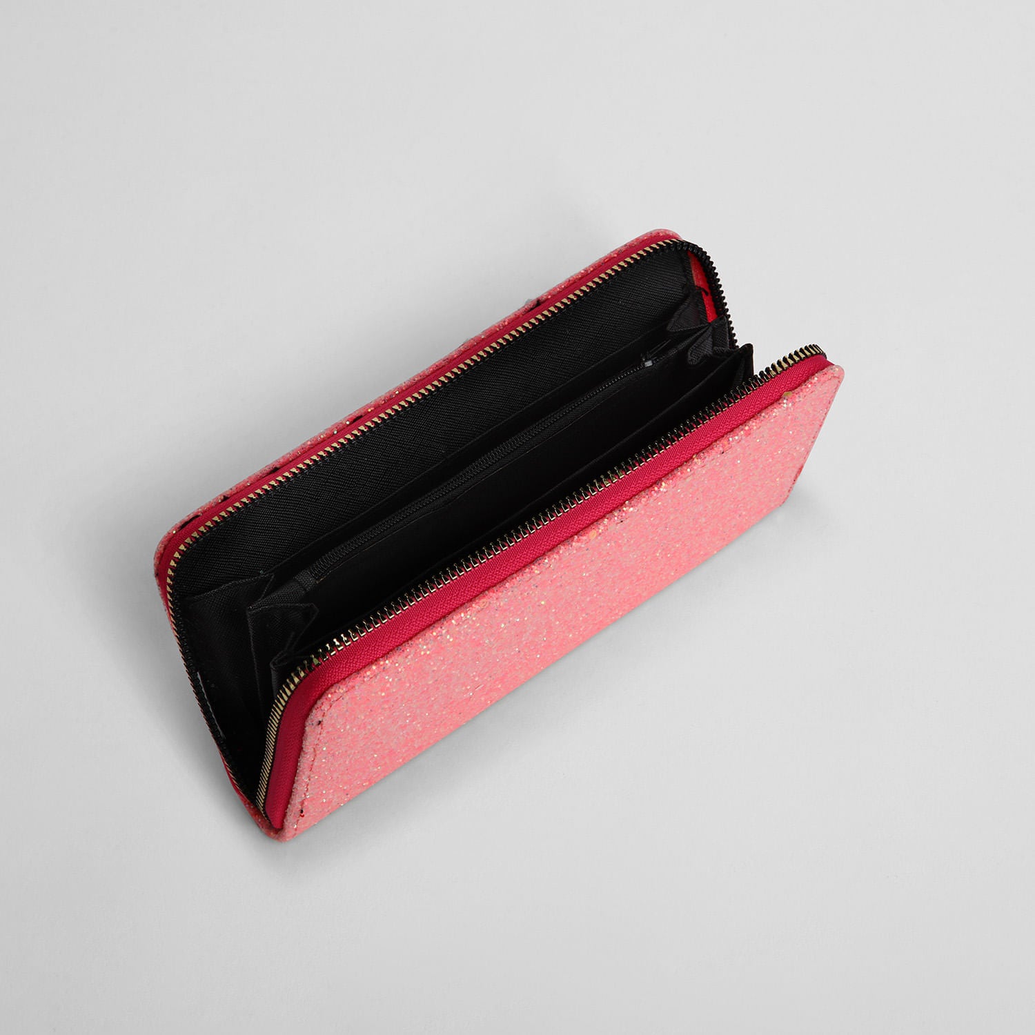 Billetera Diseño Brillante Fucsia