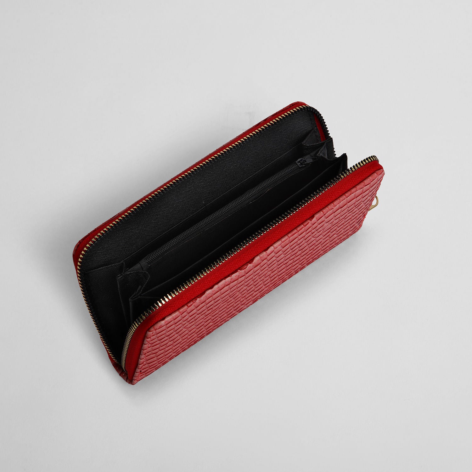 Billetera con Textura Roja