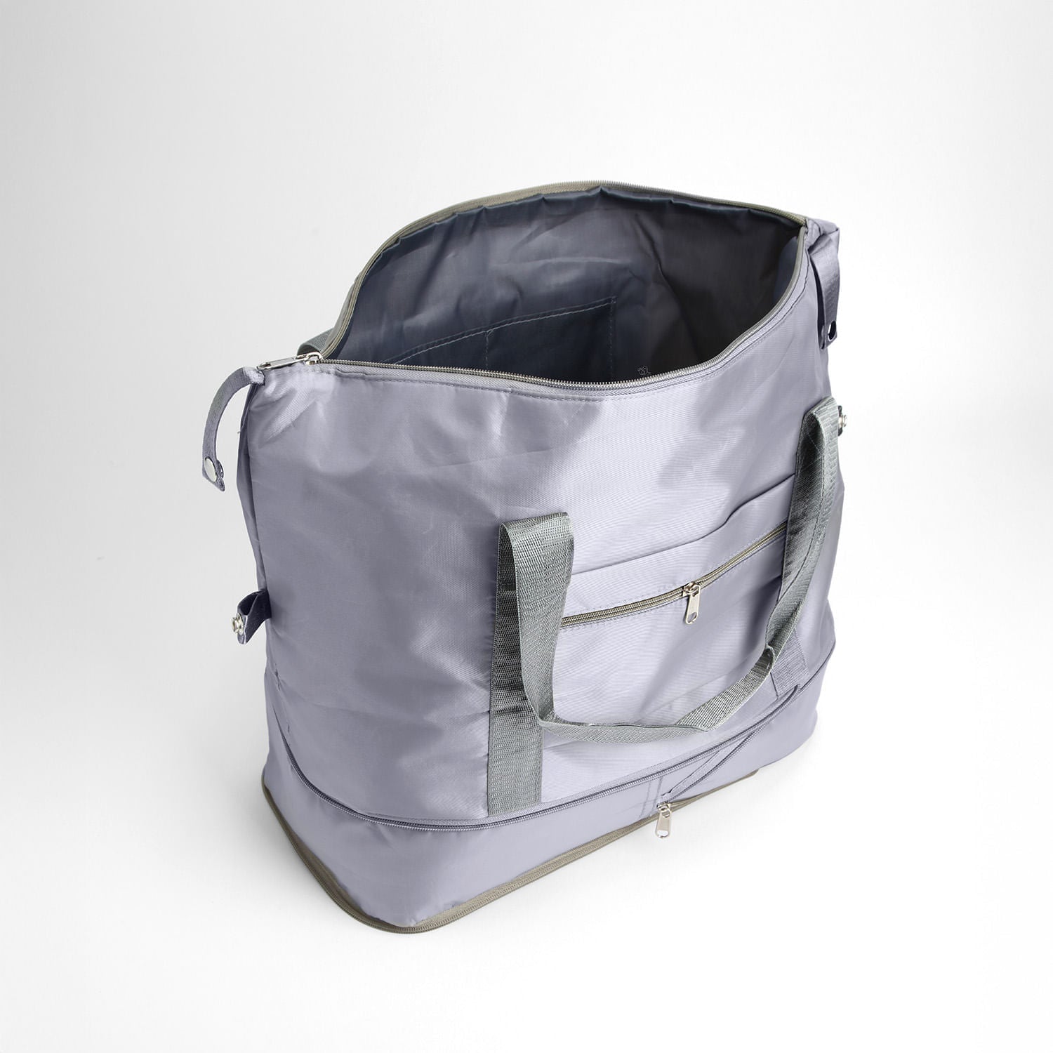 Bolso de Viaje Expandible con Bolsillo Plata