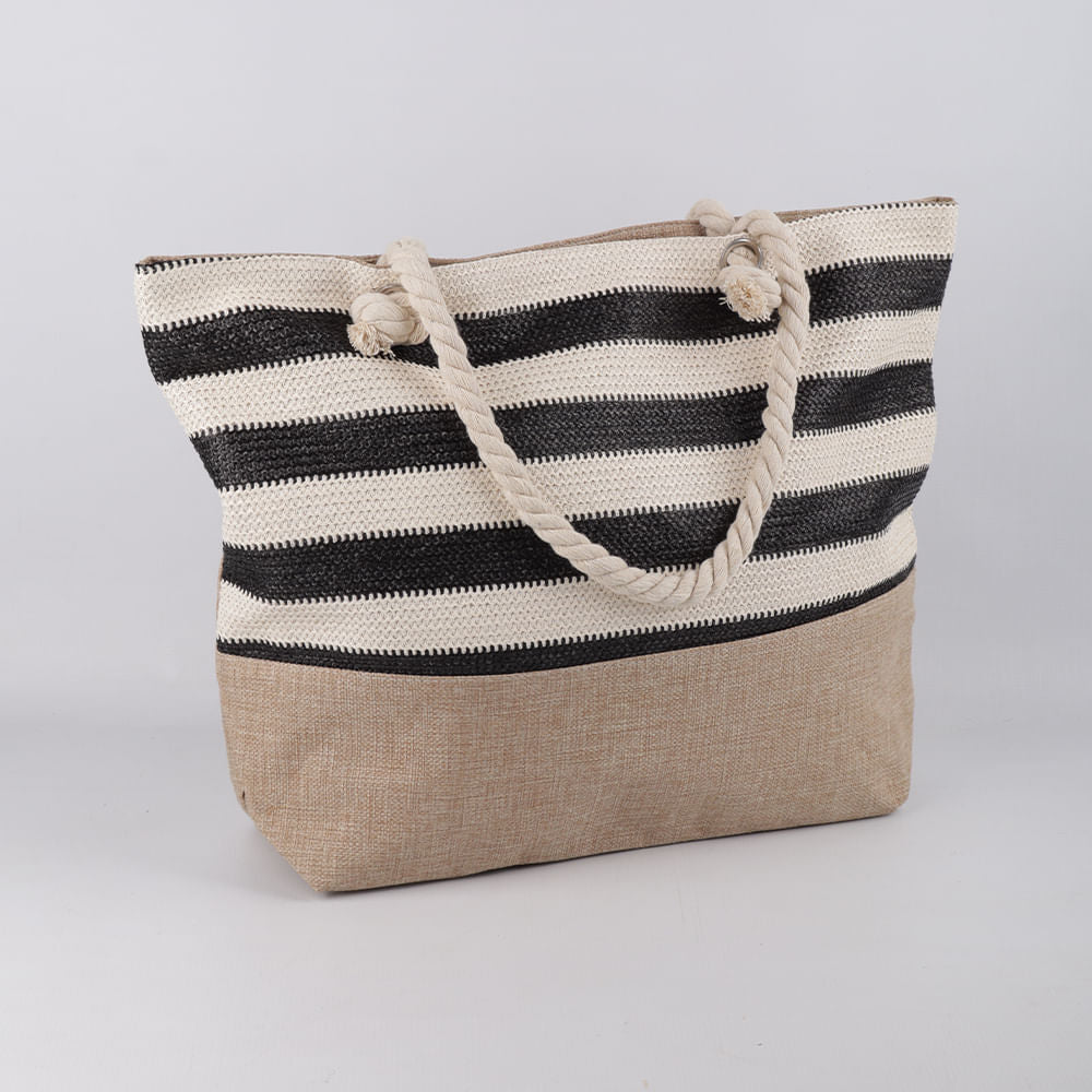 Cartera de Playa con Rayas