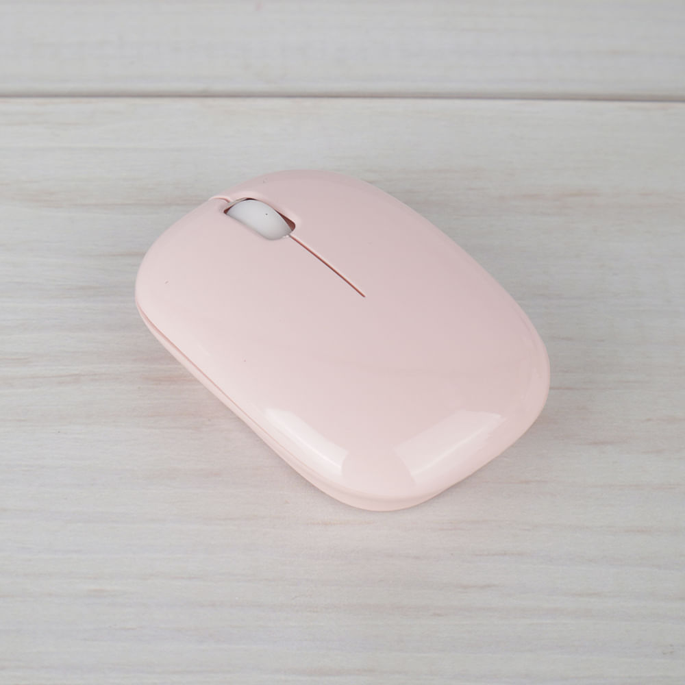 Mouse Inalámbrico Rosa Pastel