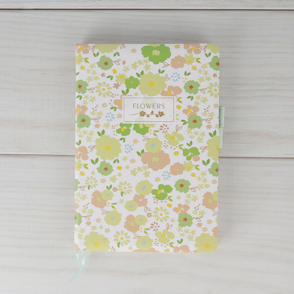Cuaderno A5 Floreado
