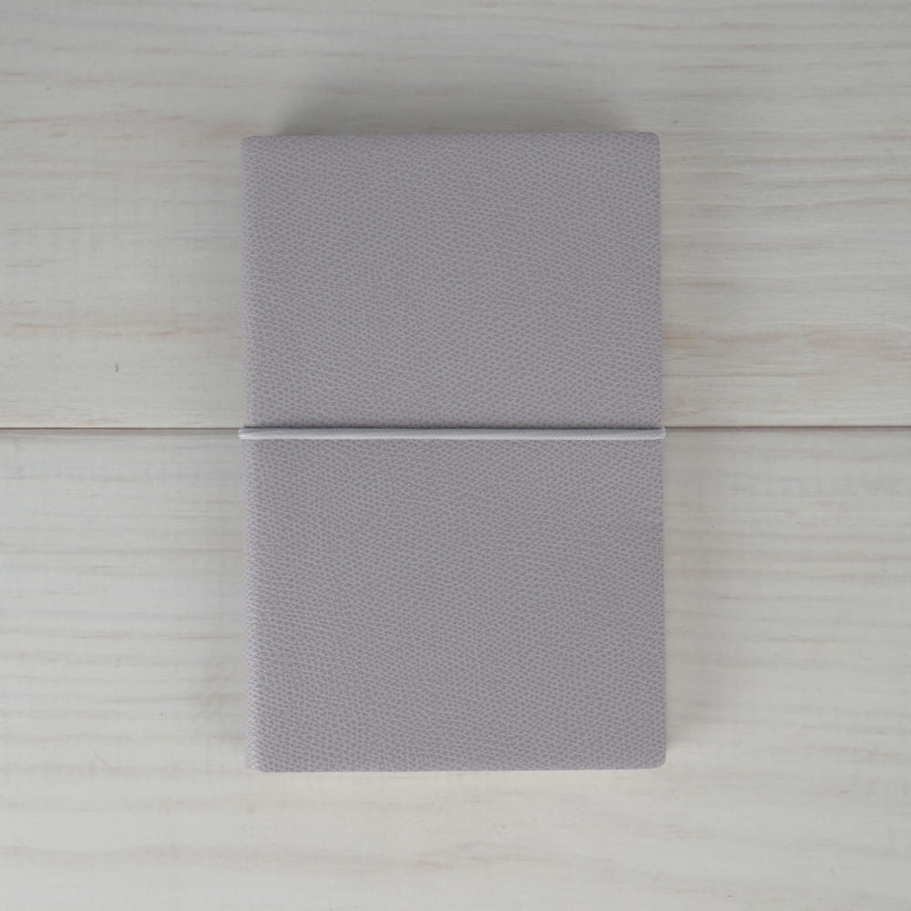 Cuaderno B6 con Elástico Plomo
