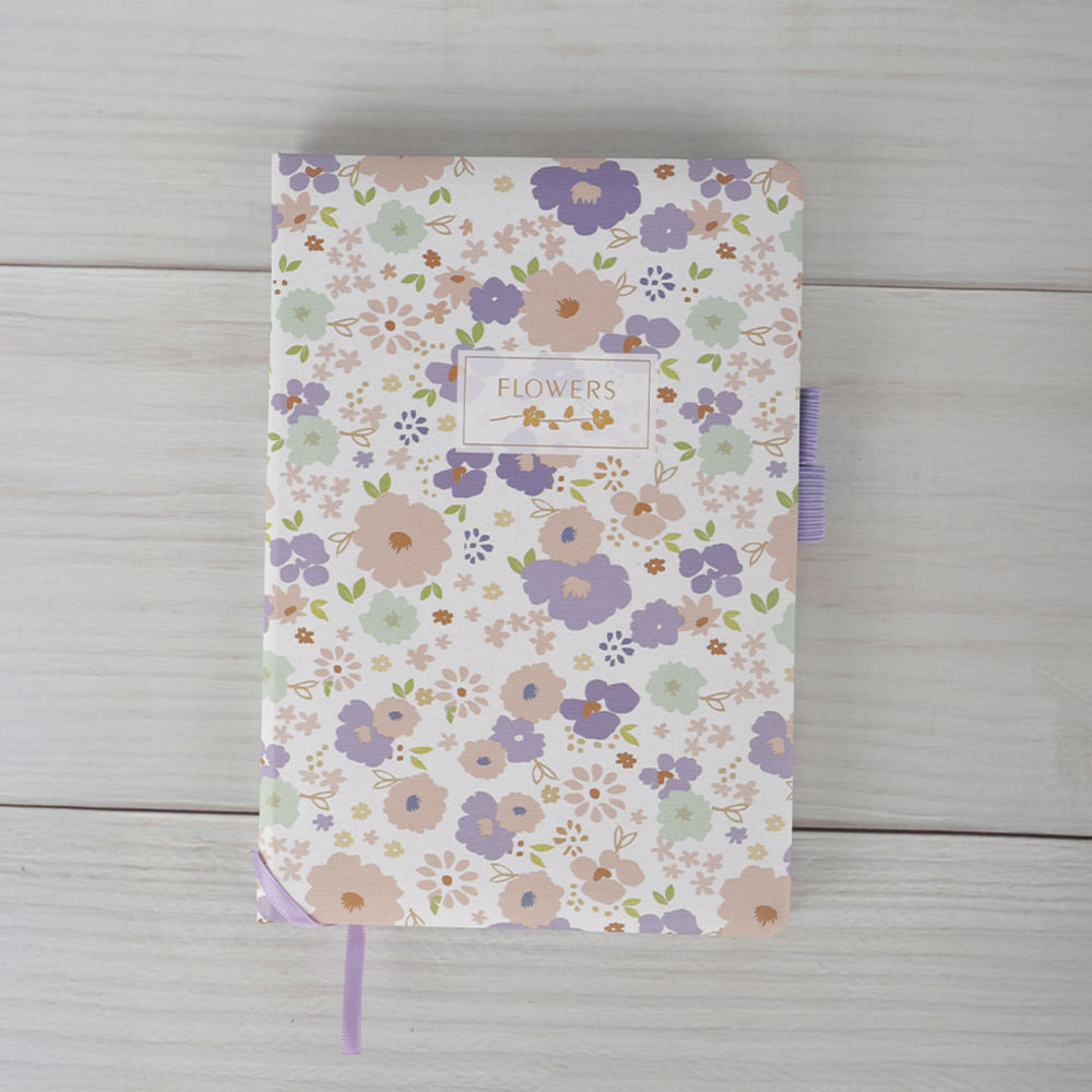 Cuaderno A5 Floreado