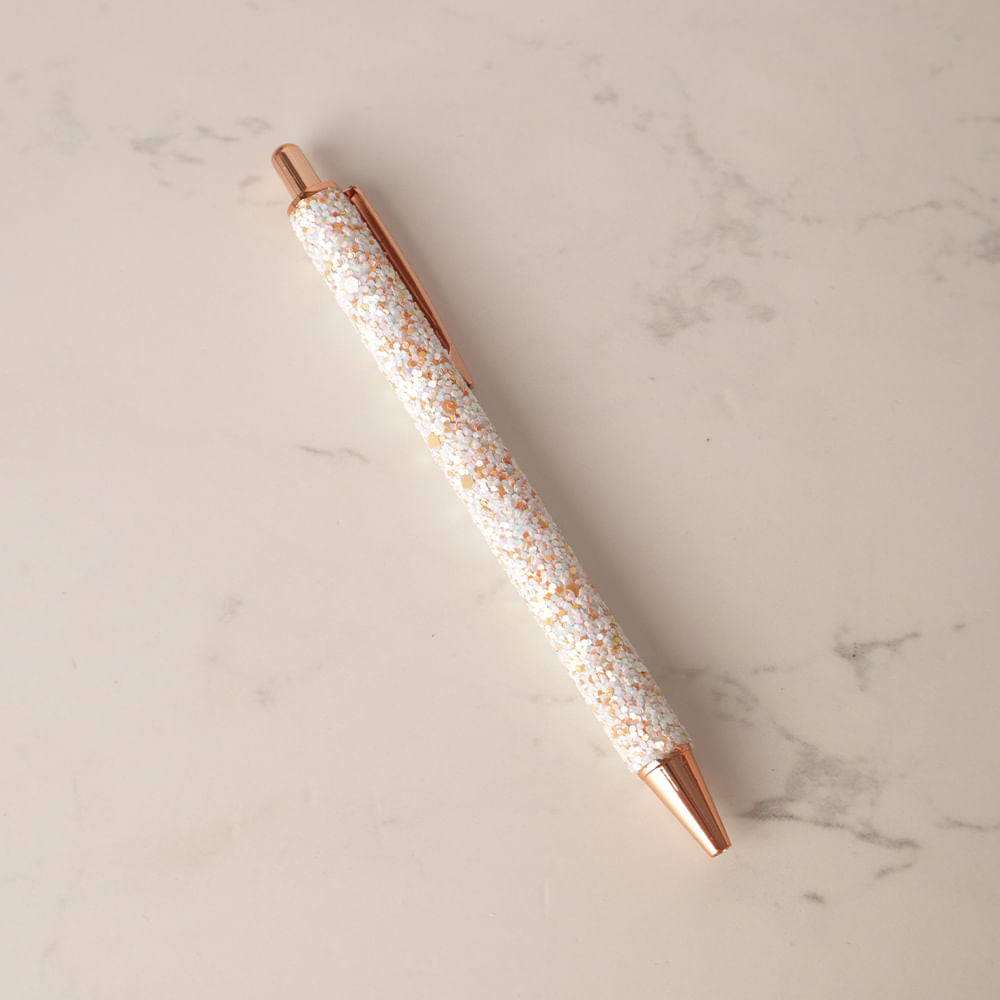 Lapicero Rose Gold Y Blanco