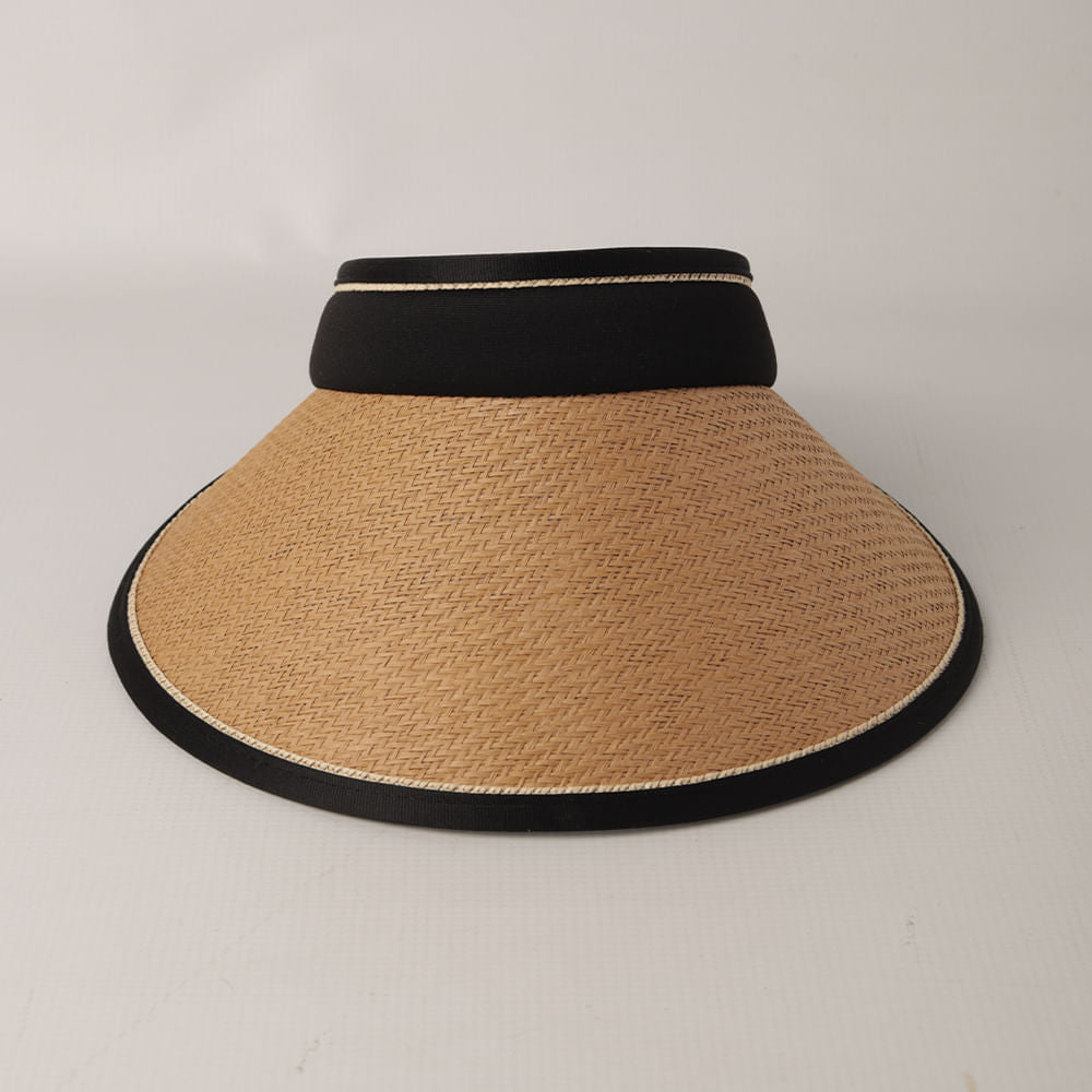 Visera de Playa con Borde Negro
