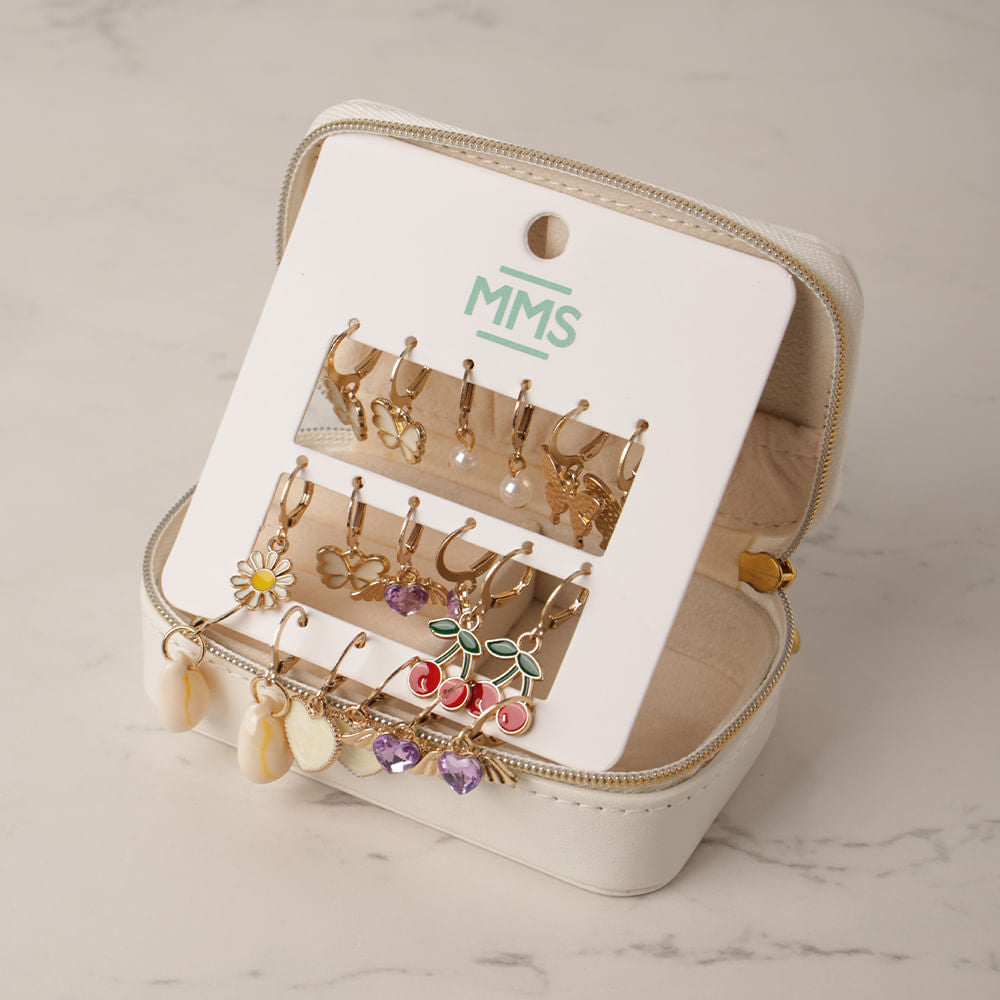 Aretes Dorados - 9 pares
