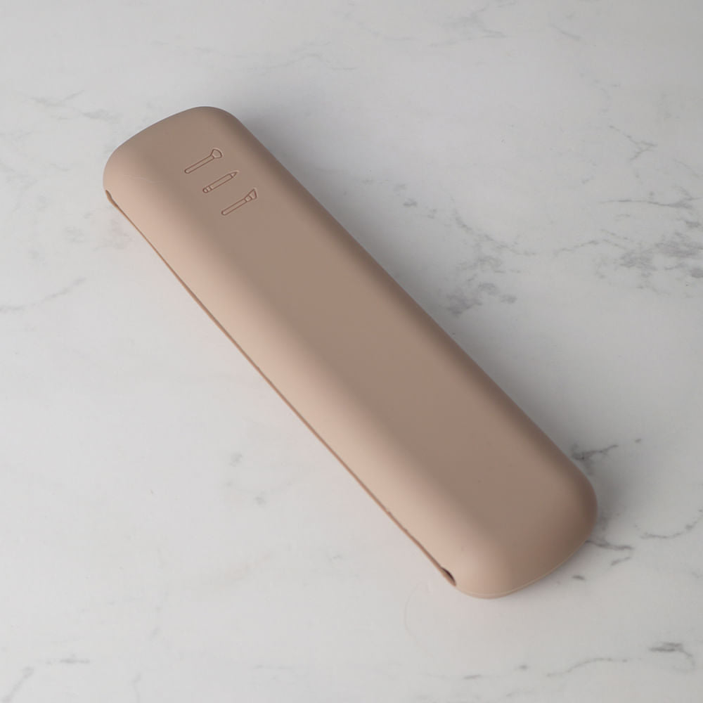 Estuche Para Brochas Beige