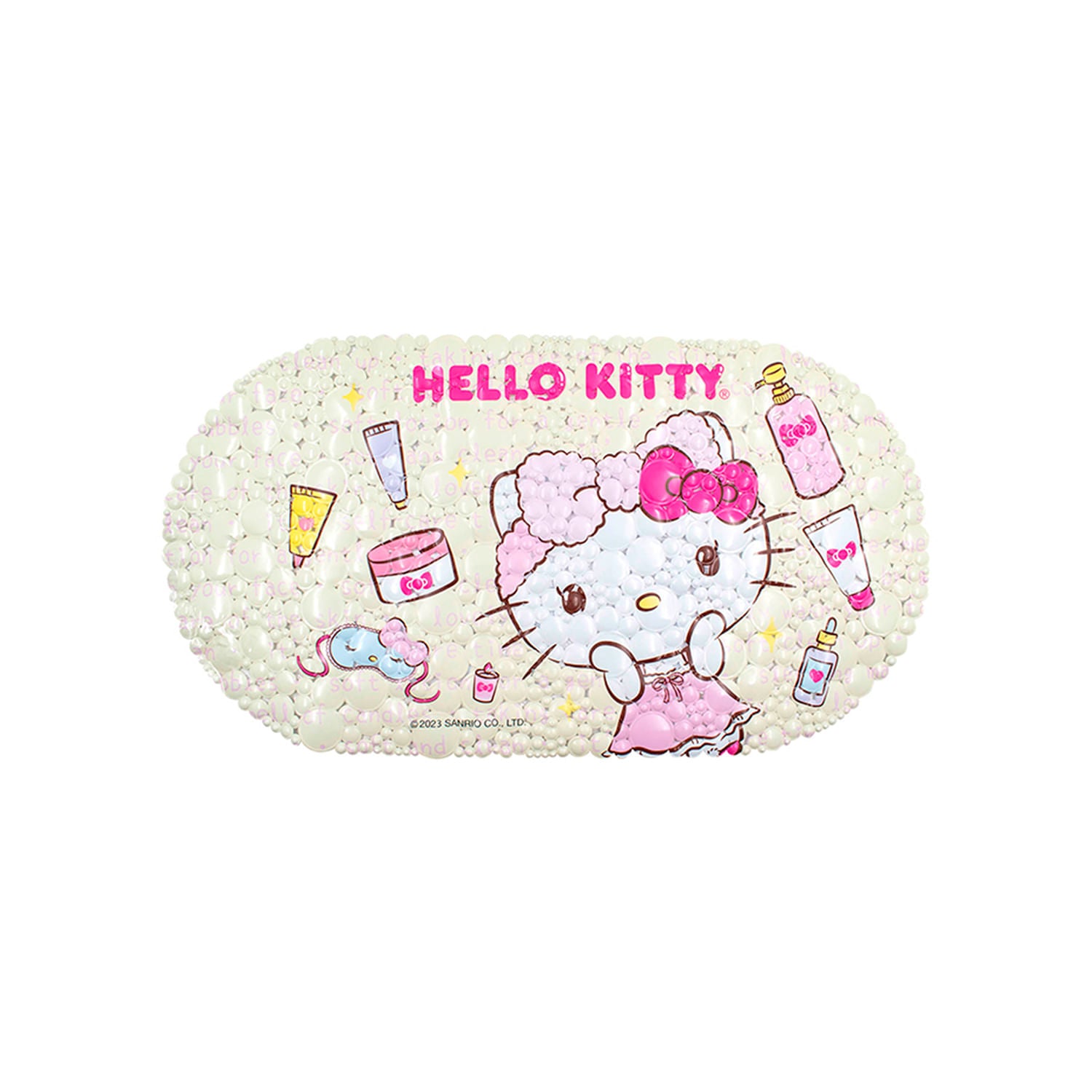 Piso de Baño Hello Kitty Crema